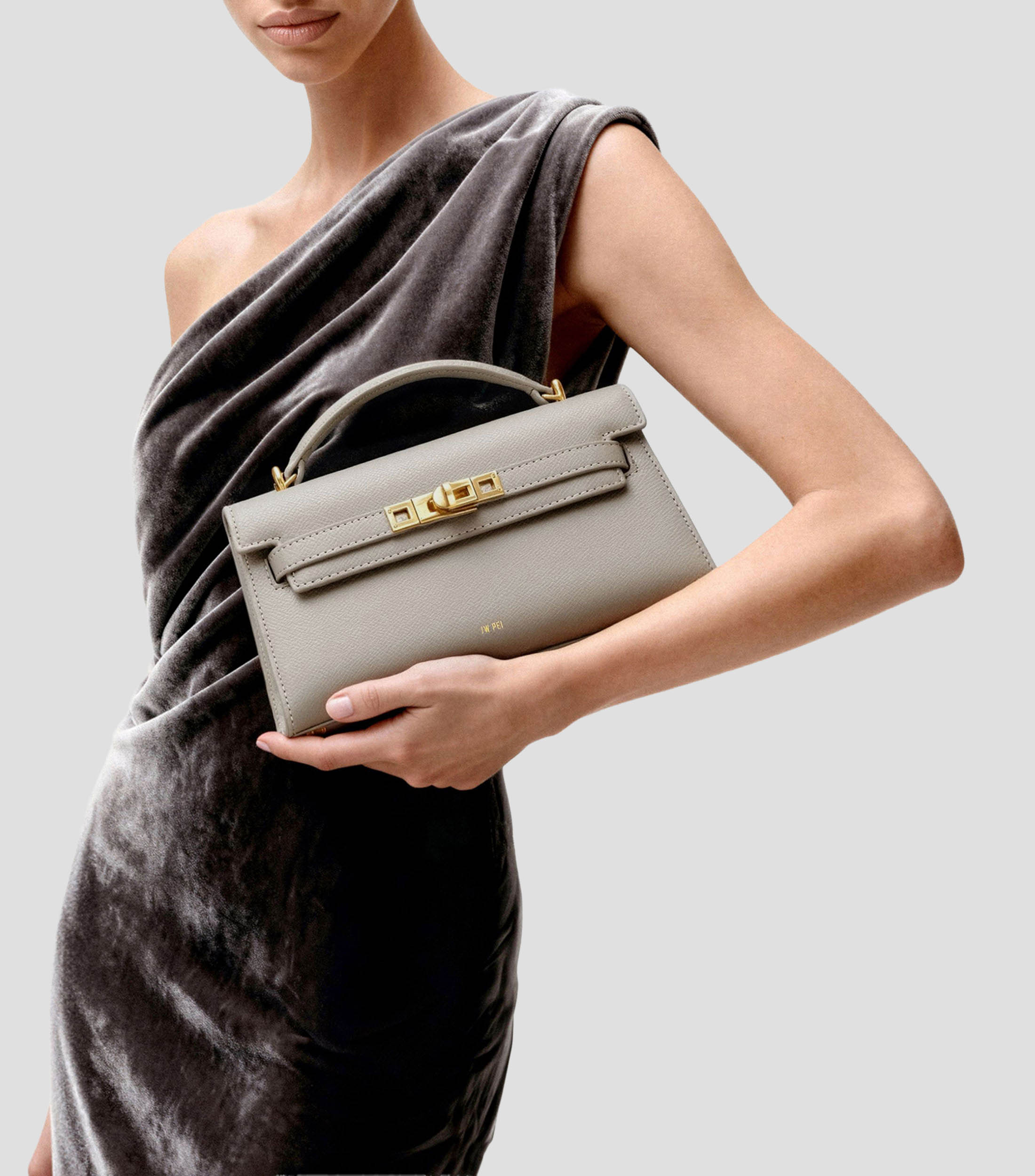 Bolsa Crossbody en cuero vegano Noor lisa Mujer