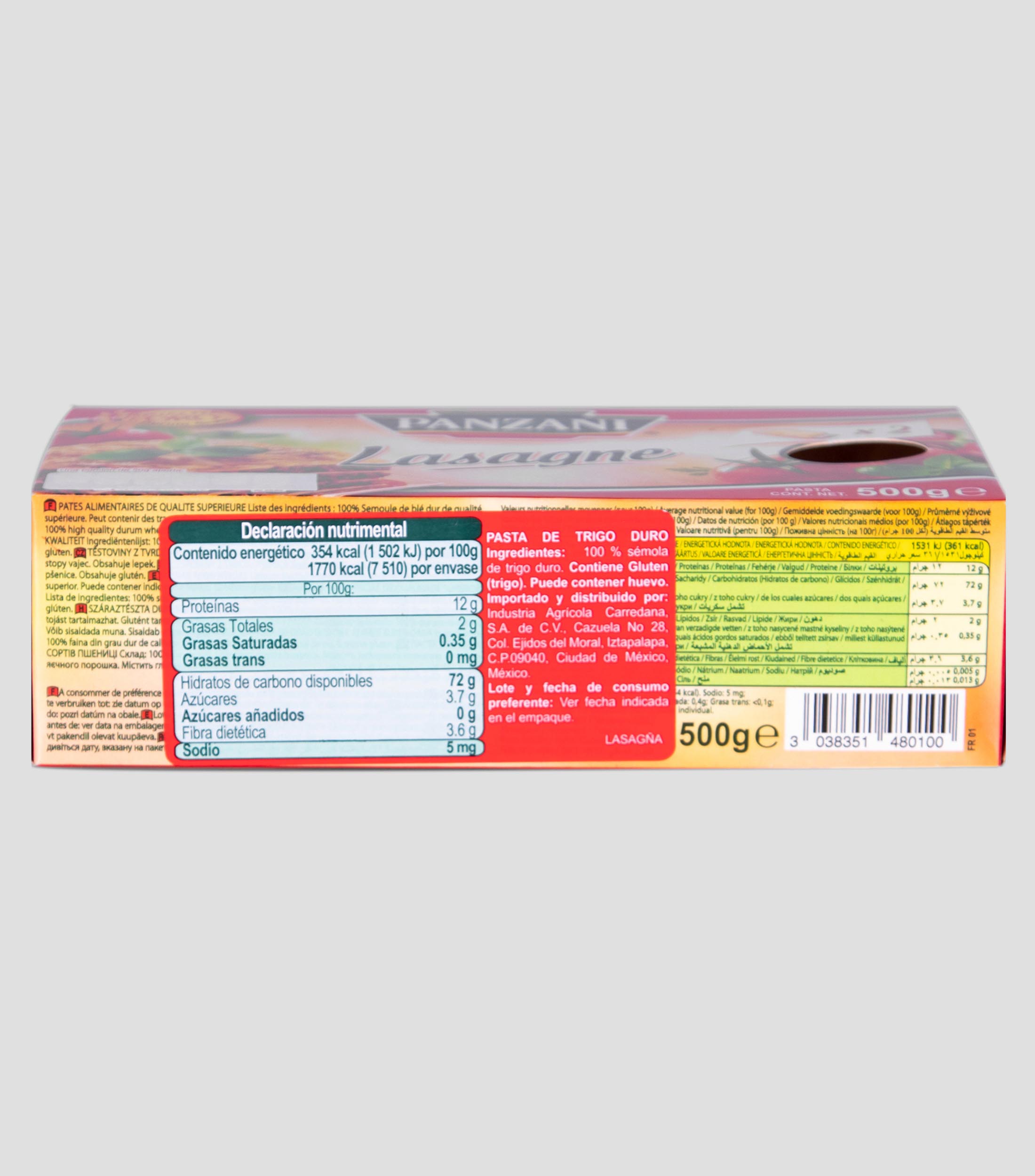 Salsa para Lasaña, 500 gr
