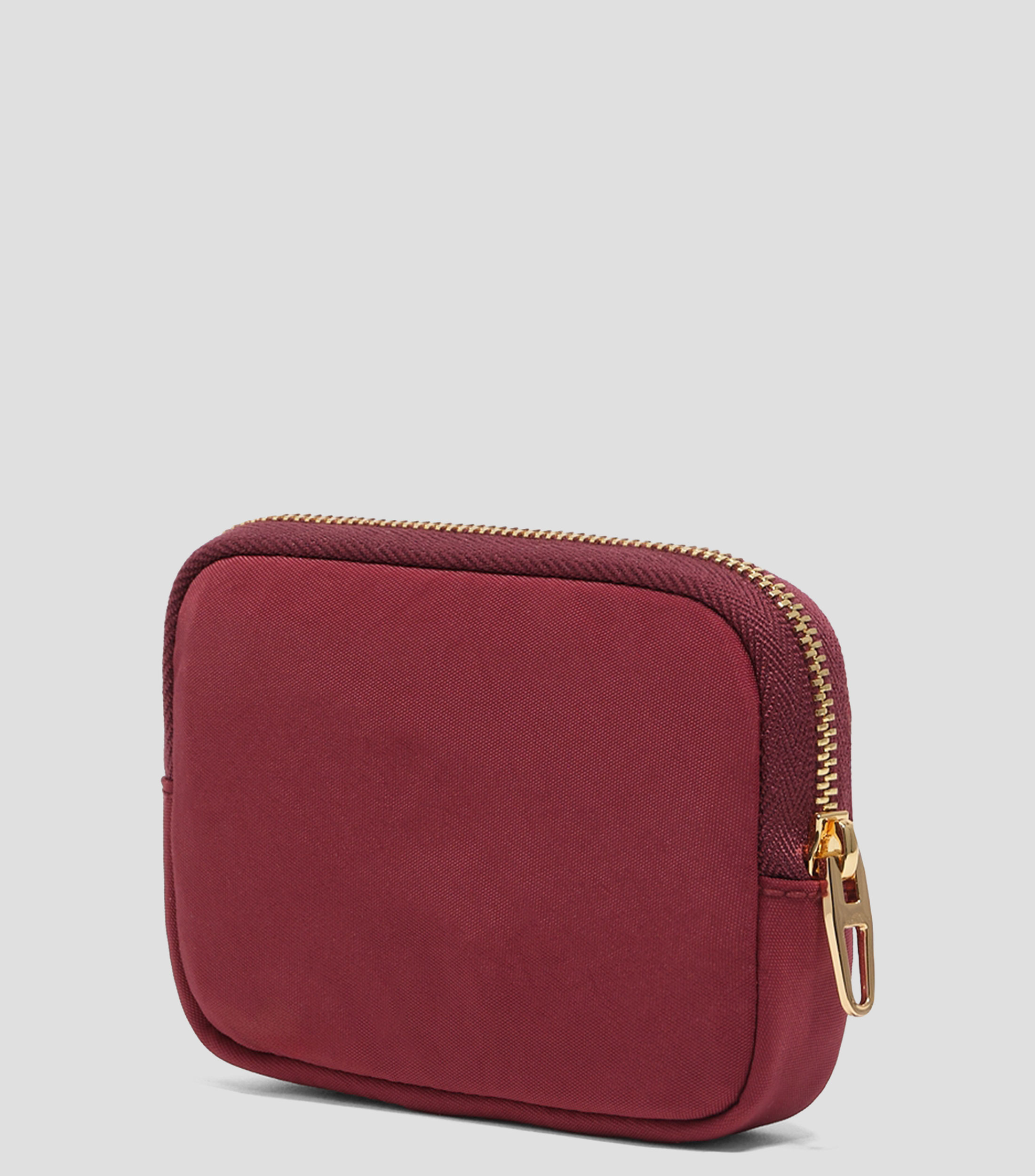 Monedero nylon burdeos Mujer