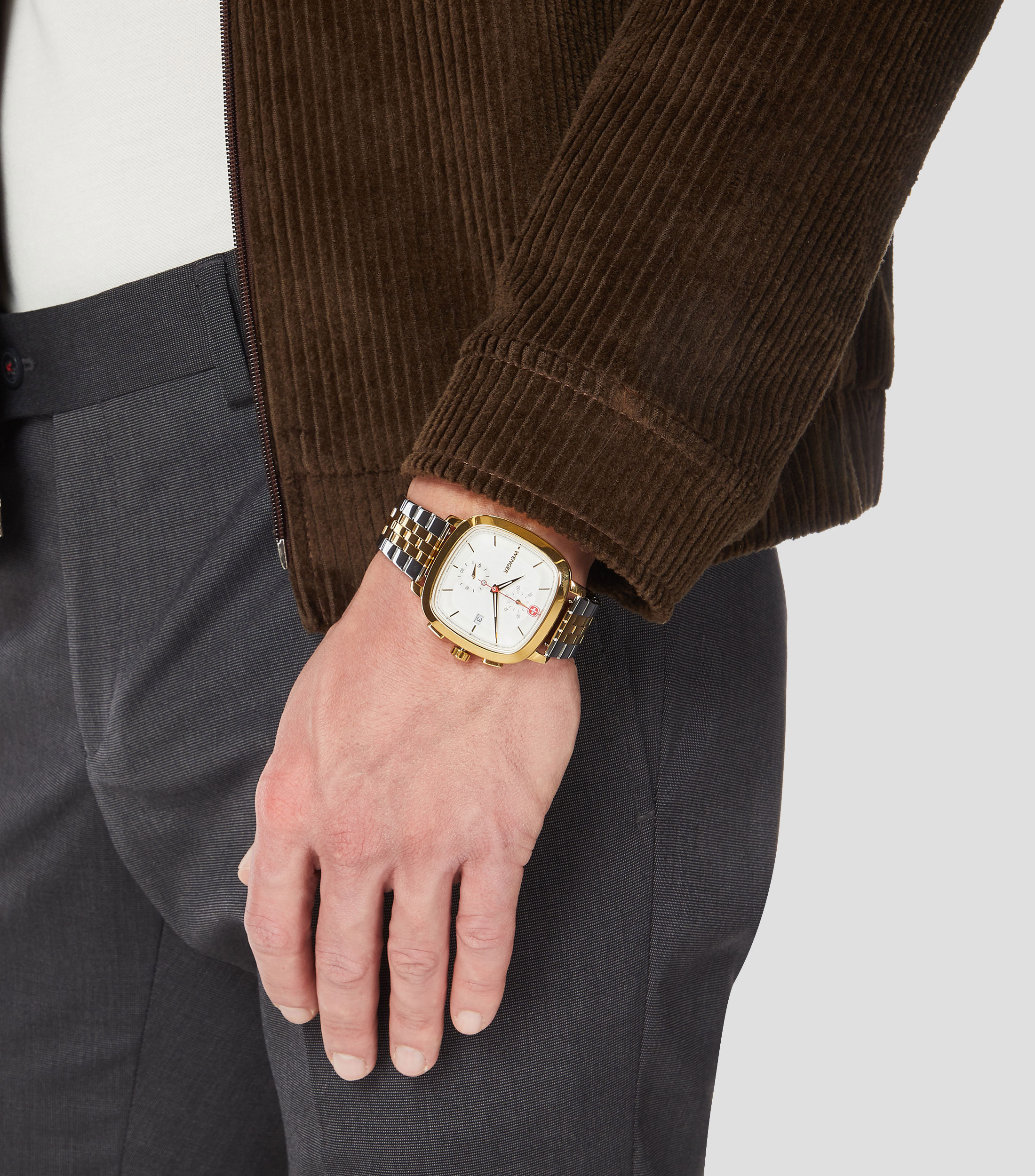 Reloj para Hombre Vintage Classic Casual Plata, Dorado