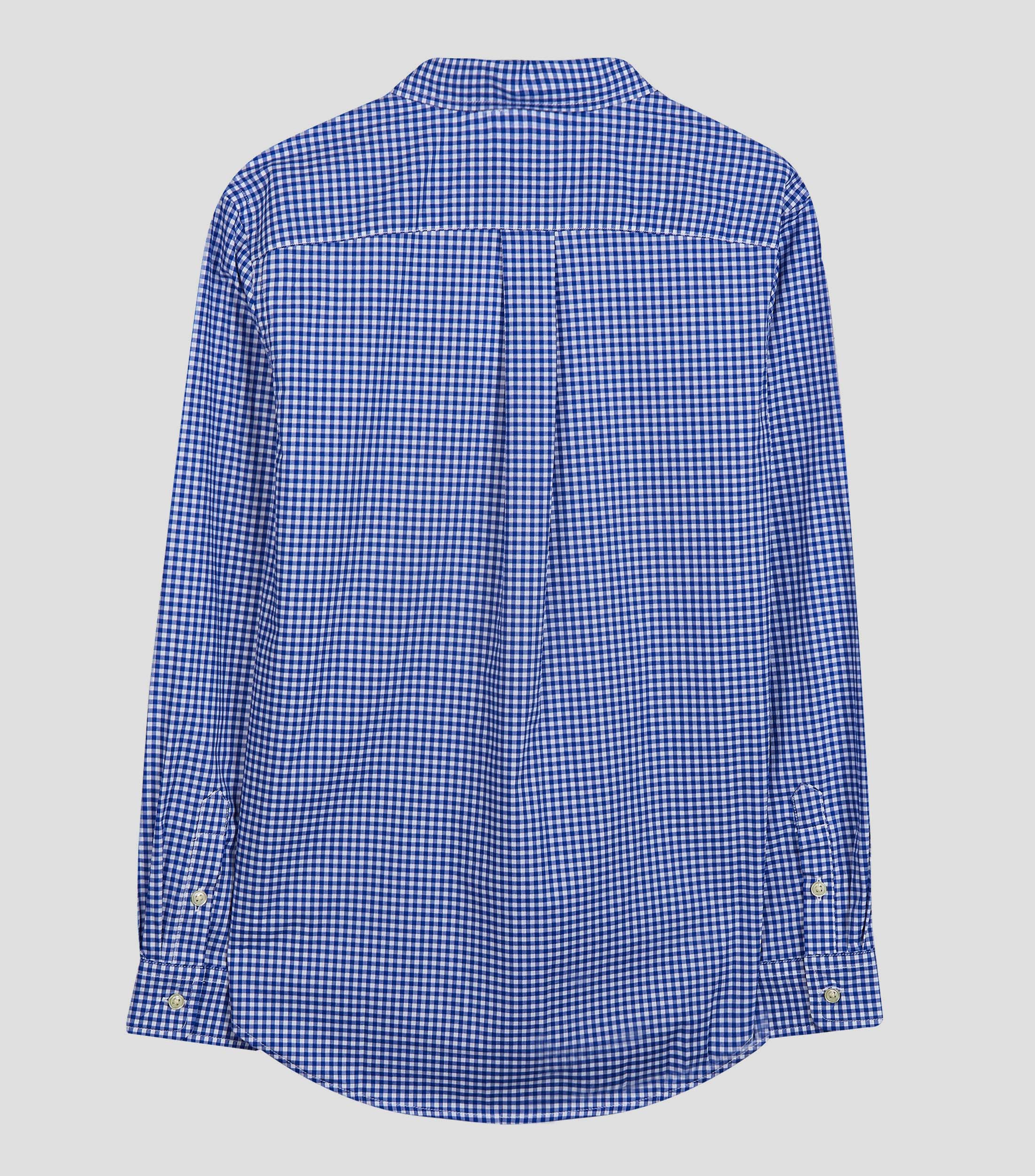 Camisa de manga larga con cuadros Niño