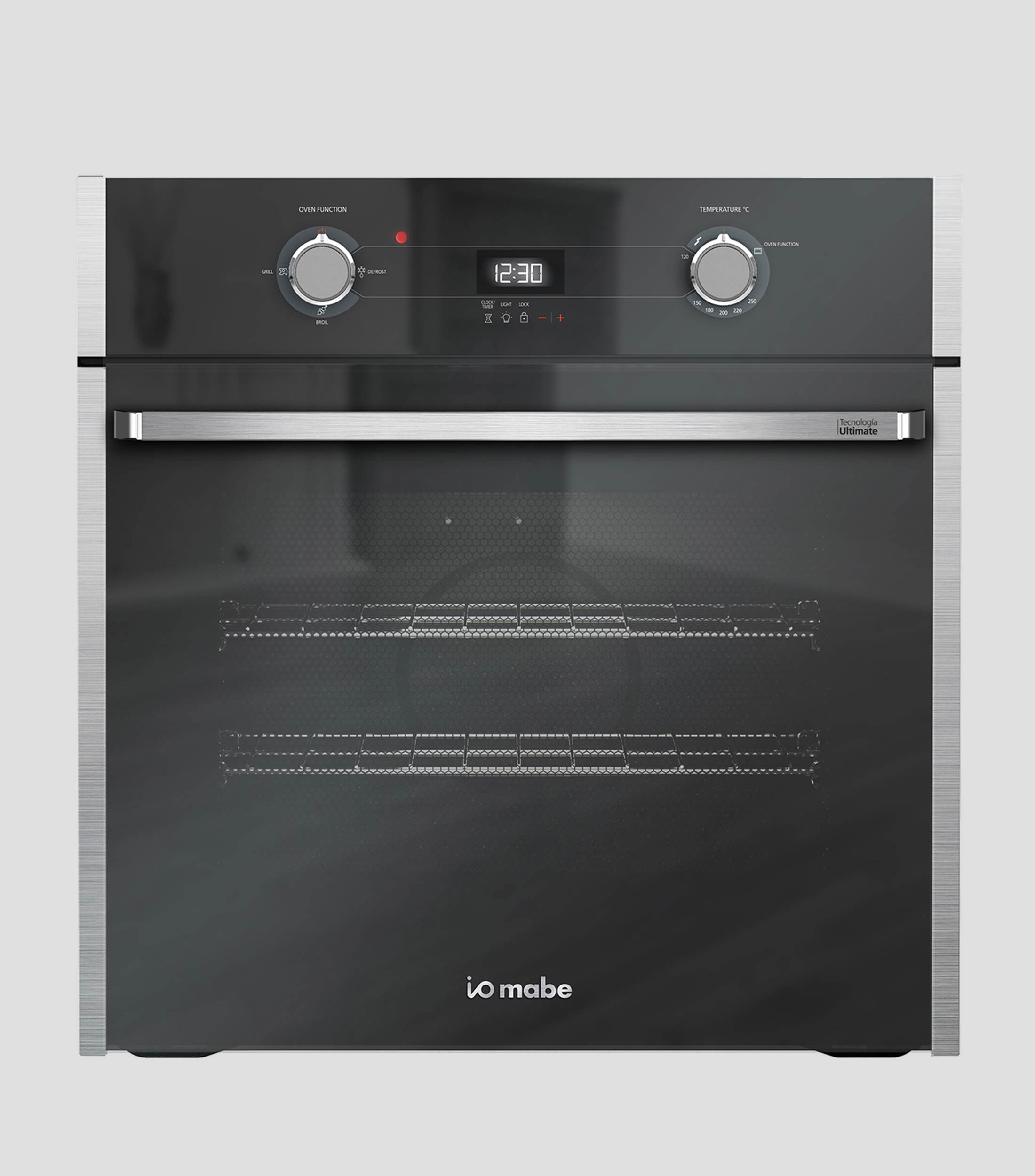 Horno Empotrable Negro Espejo 60 cm Black a gas