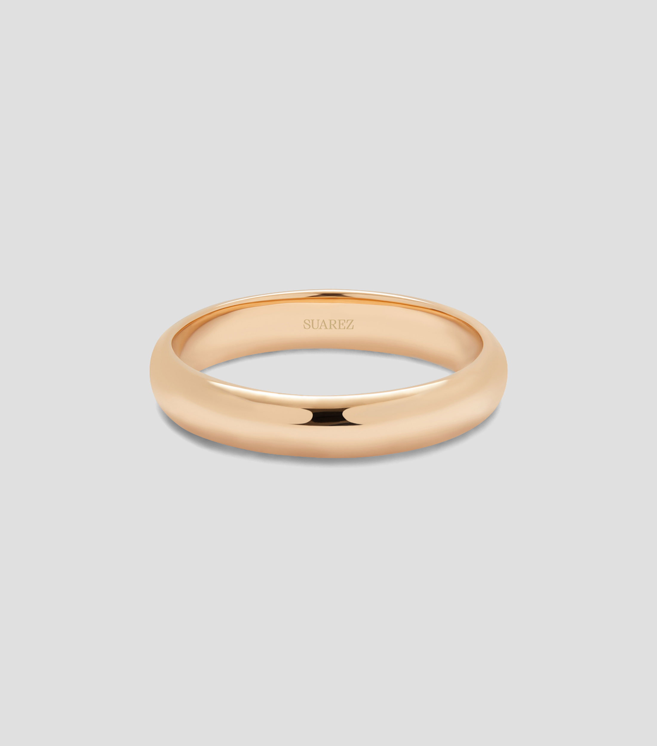 Anillo Alianza en Oro rosa de 18 Kilates Mujer