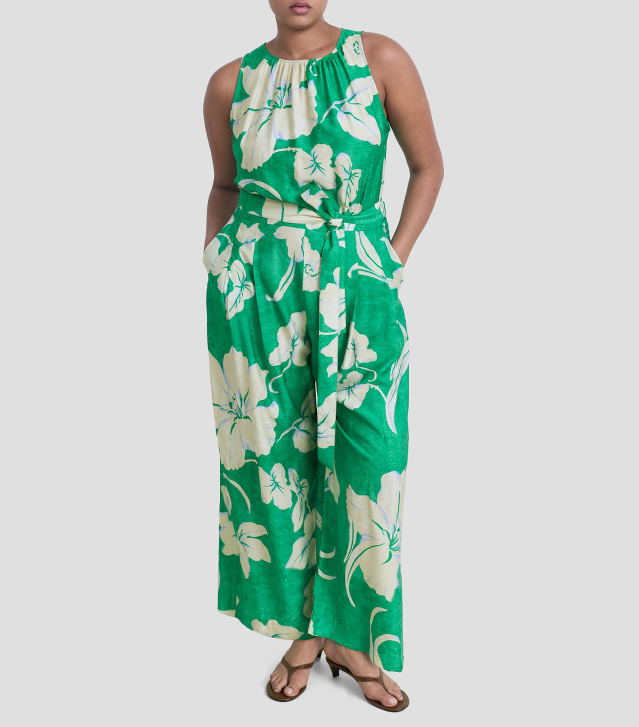 Jumpsuit estampado Mujer