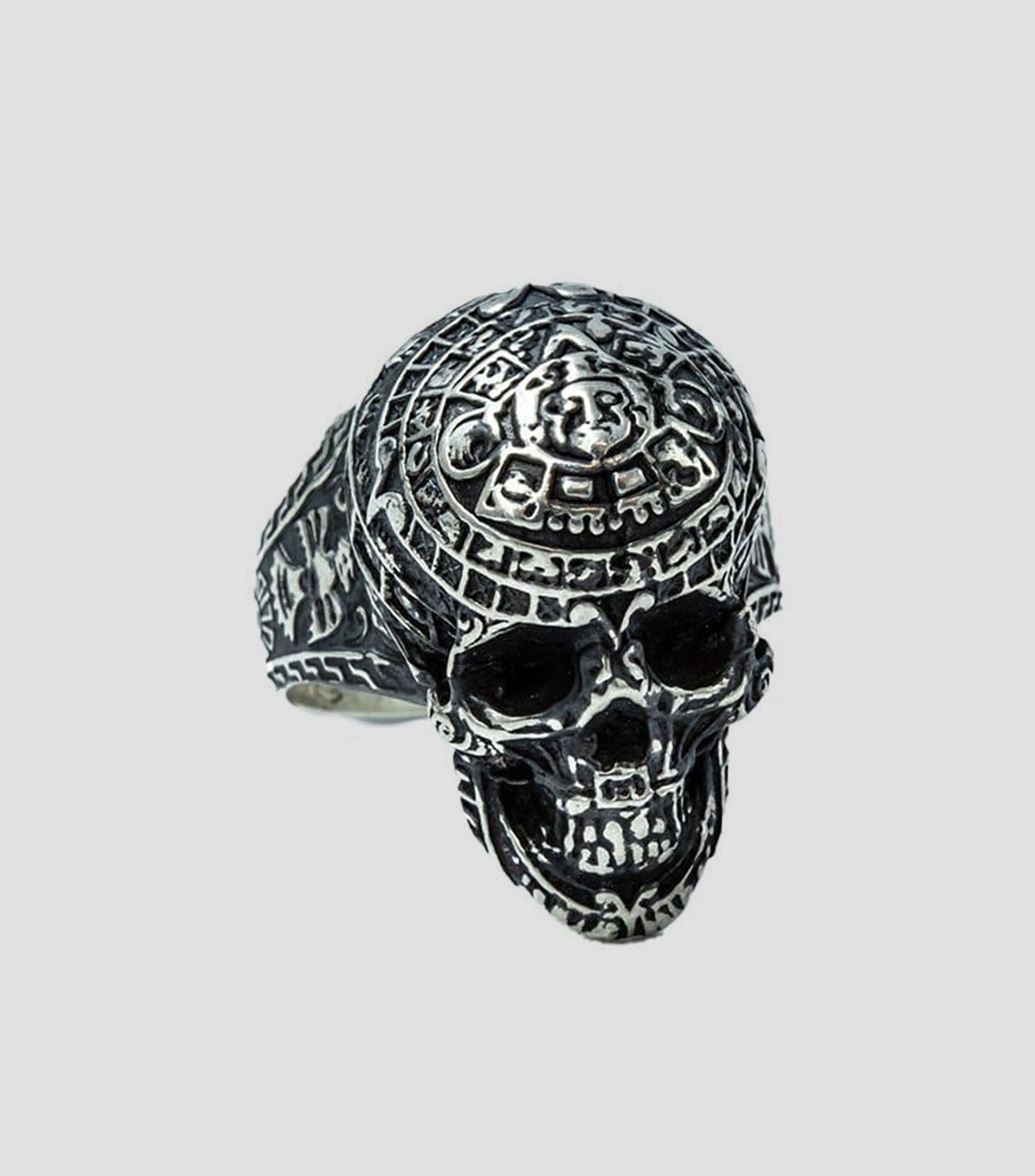 Anillo en plata .925 con forma de calavera Hombre