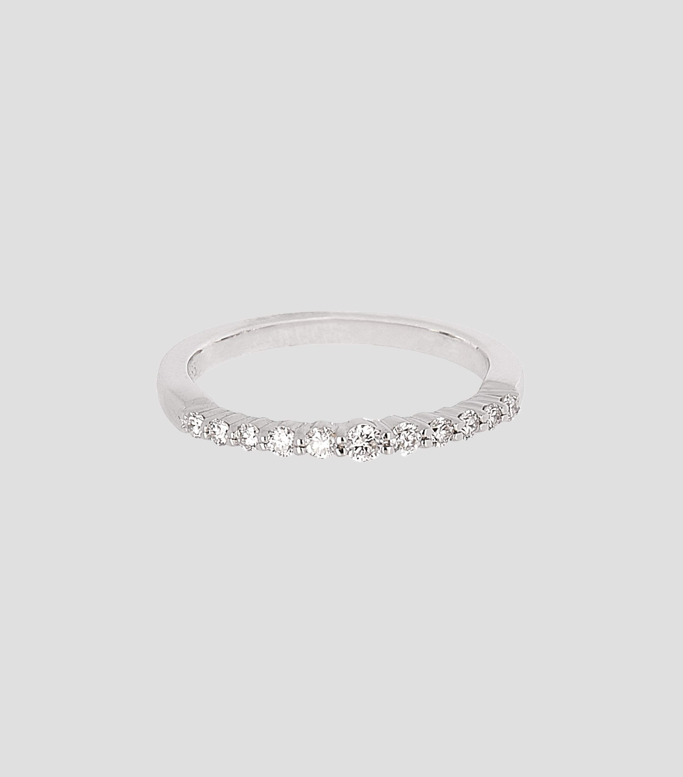 Anillo en oro con Diamantes Mujer