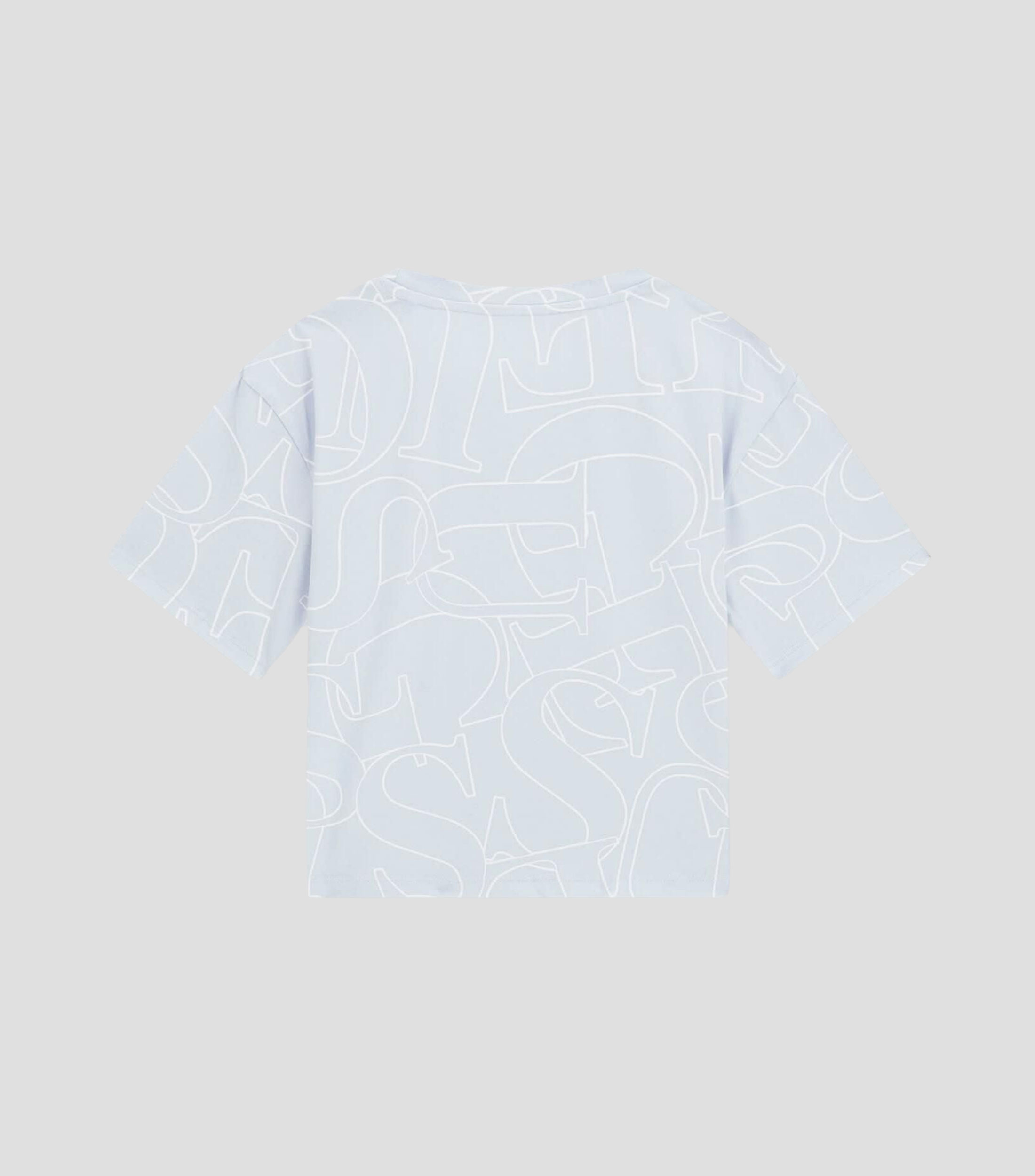 Playera cuello redondo manga corta estampada Niña