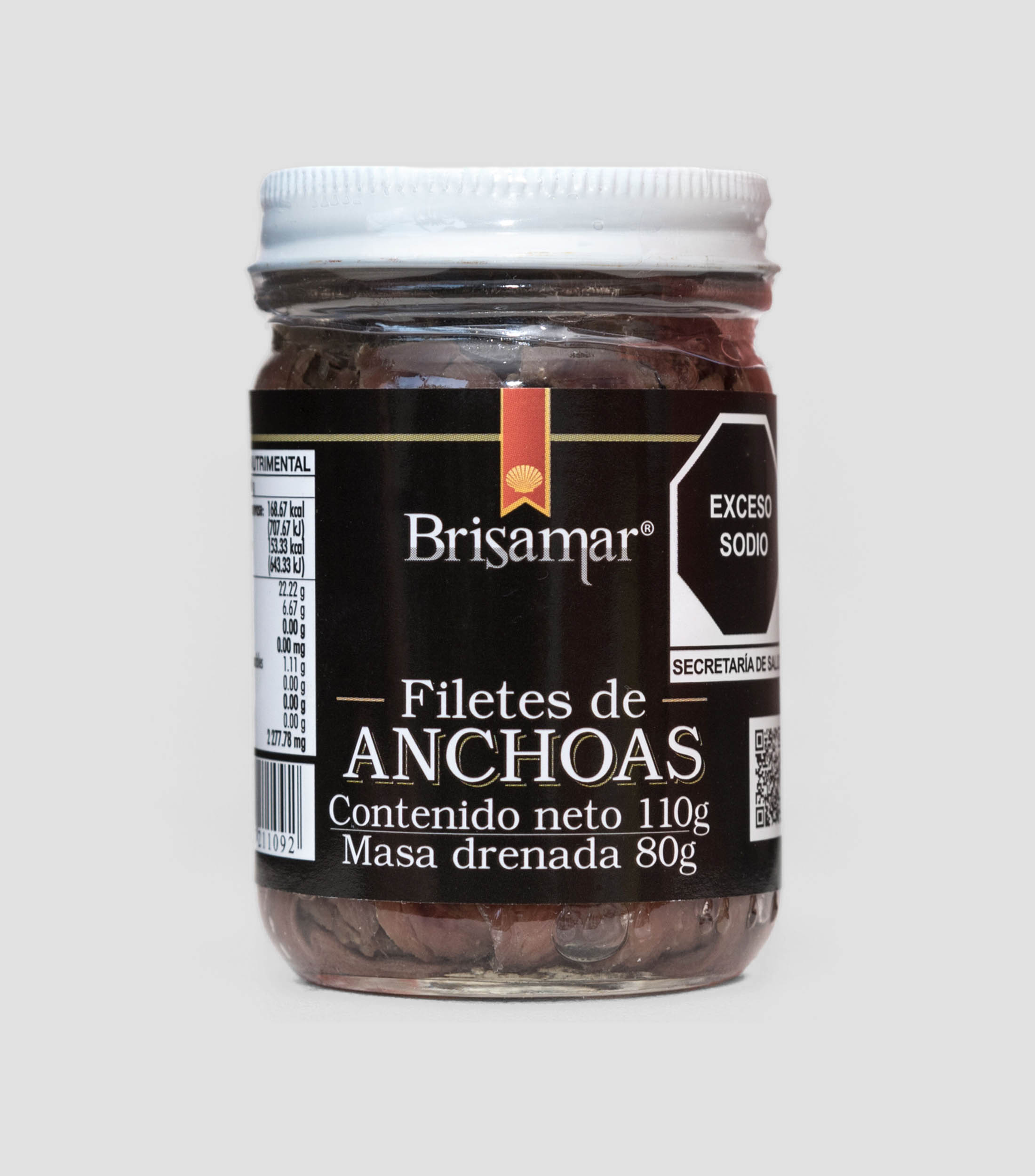 Filetes de anchoas, 110 g