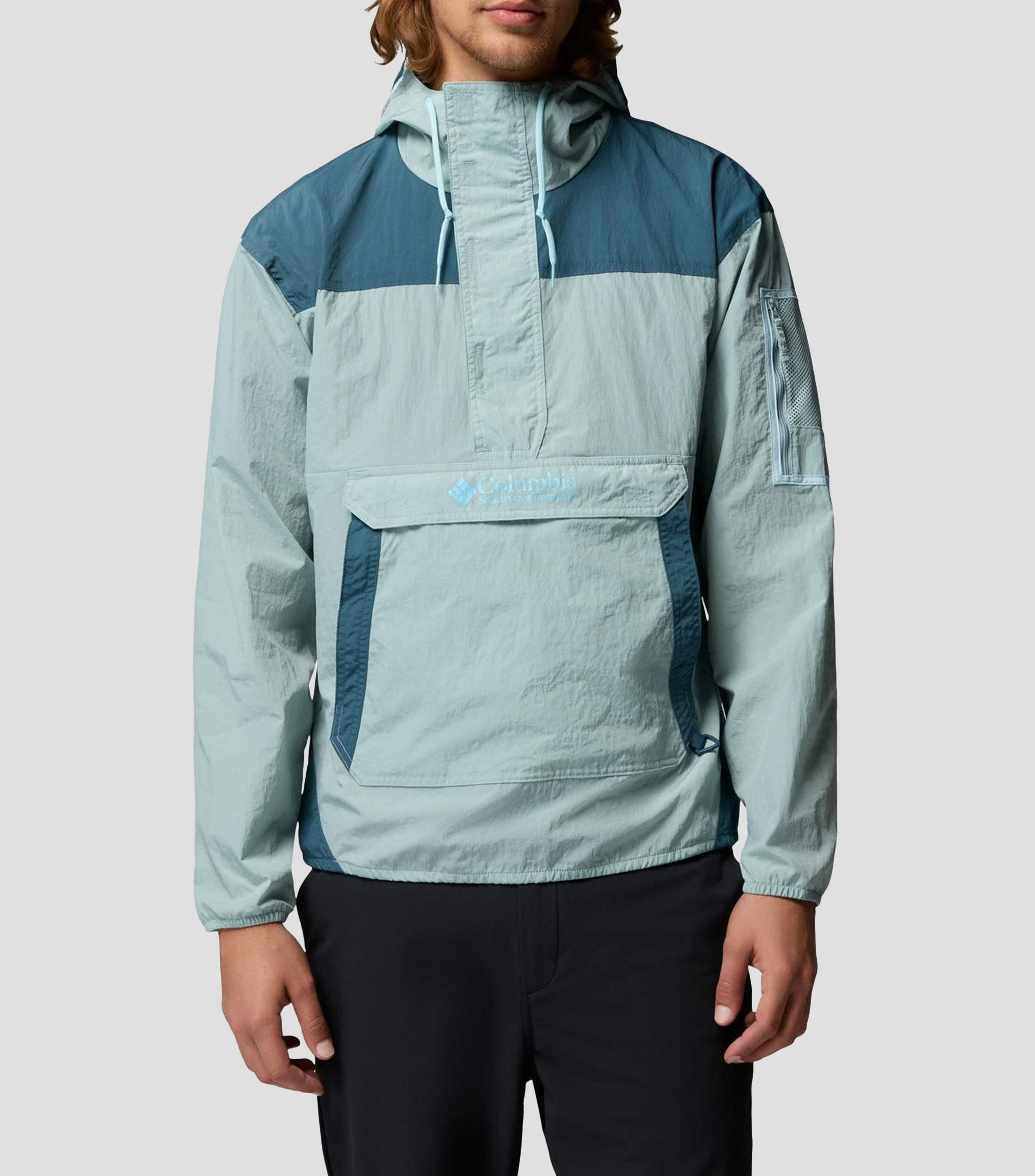 Chamarra rompevientos con capucha Challenger Anorak Hombre