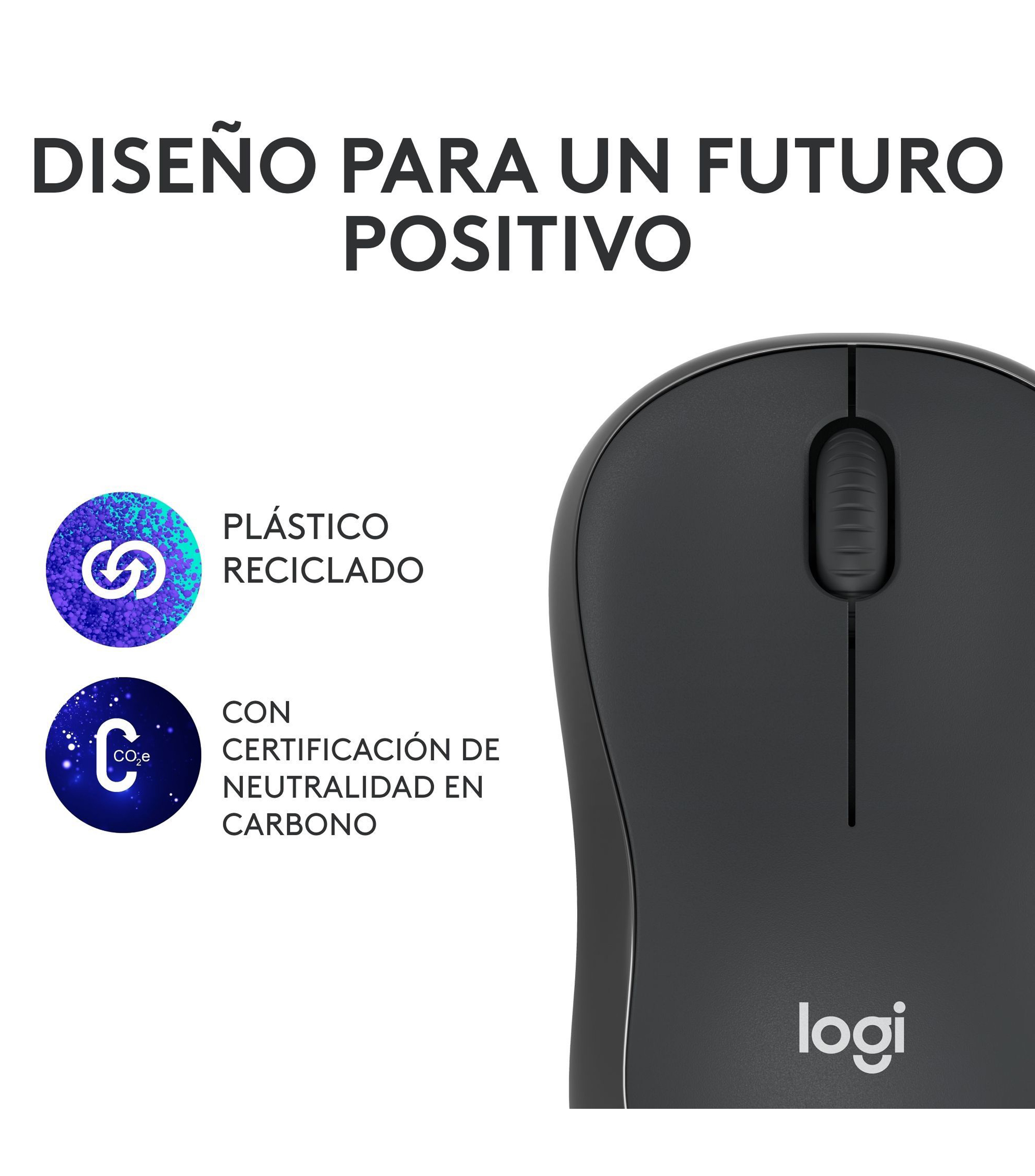 Mouse M240 Inalambrico Sil Gris