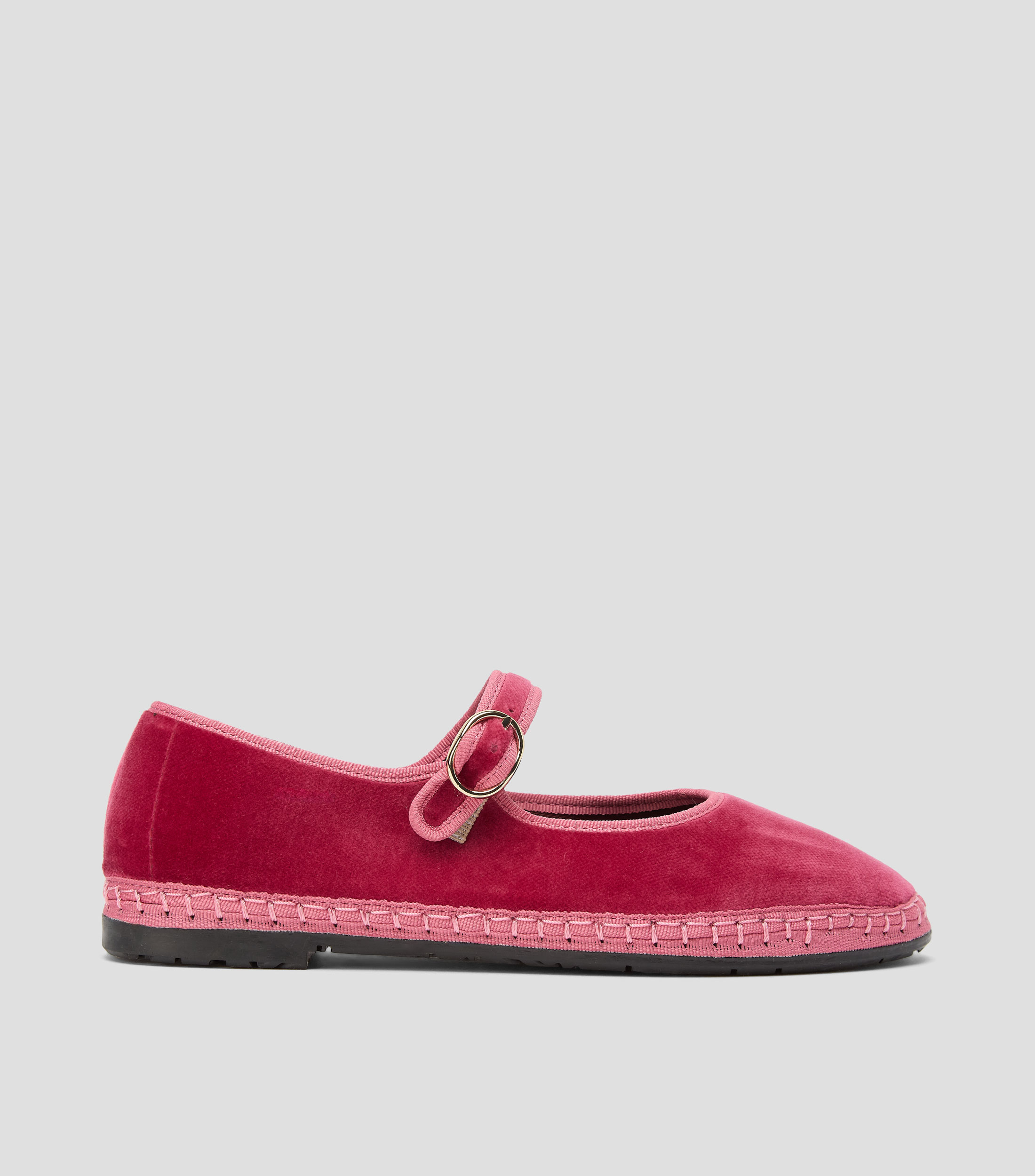 Flats Francés terciopelo Mujer