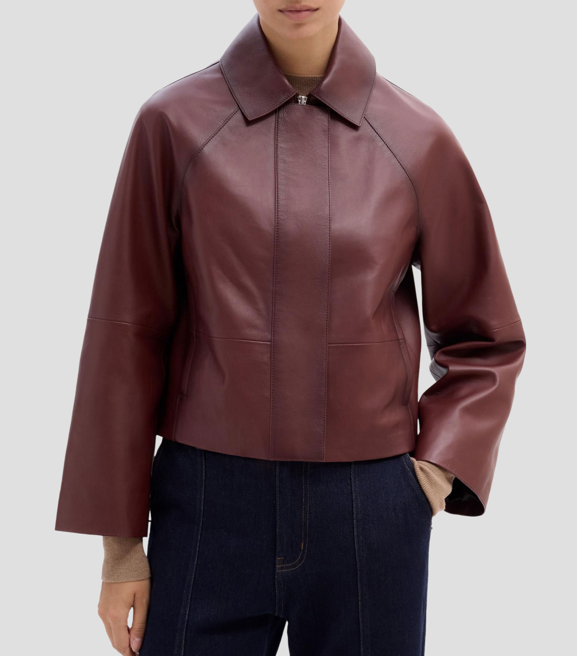 Chamarra biker Radish en piel Mujer