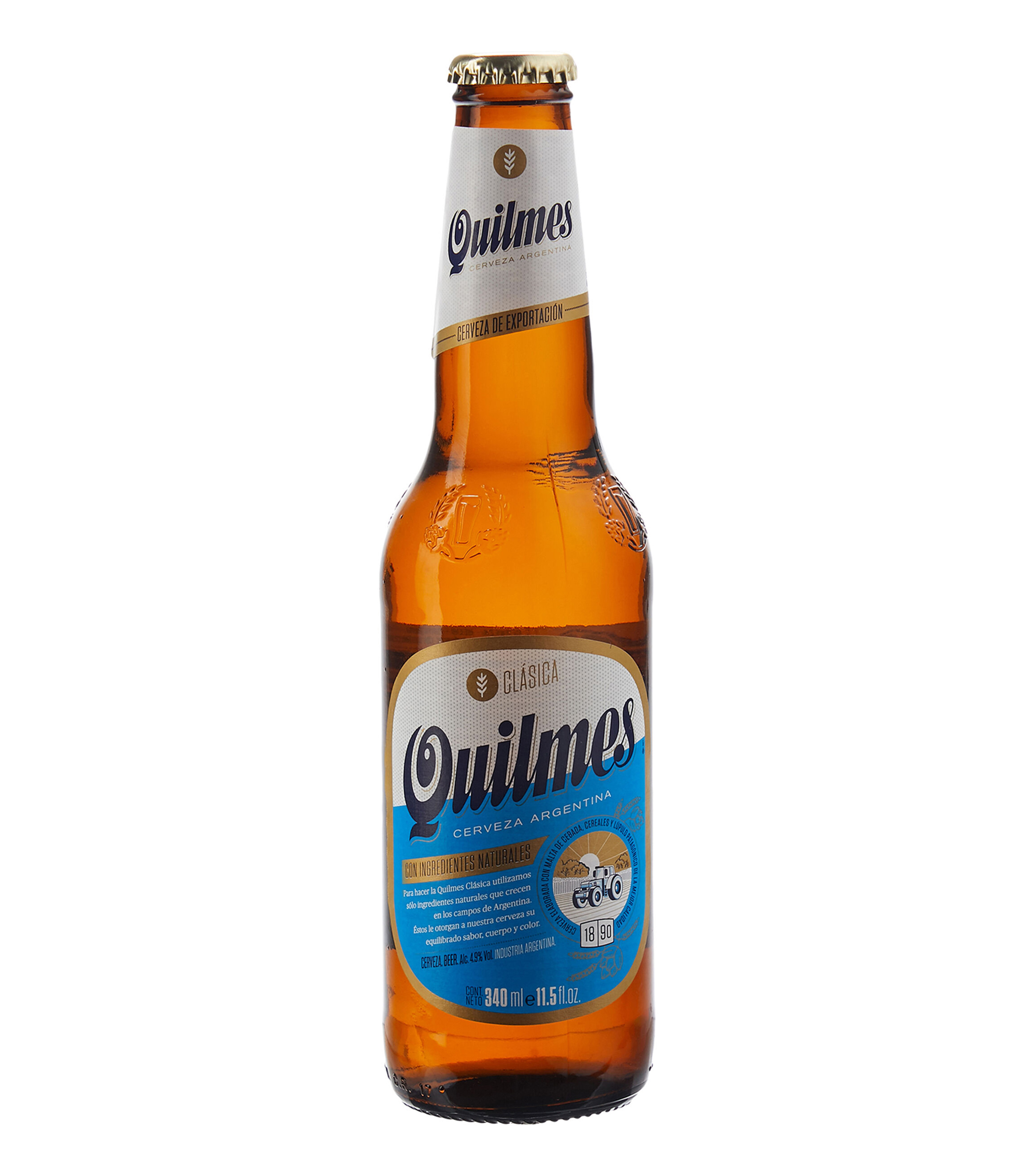 Quilmes Cerveza Quilmes Clásica Clara, 340 ml El Palacio de Hierro