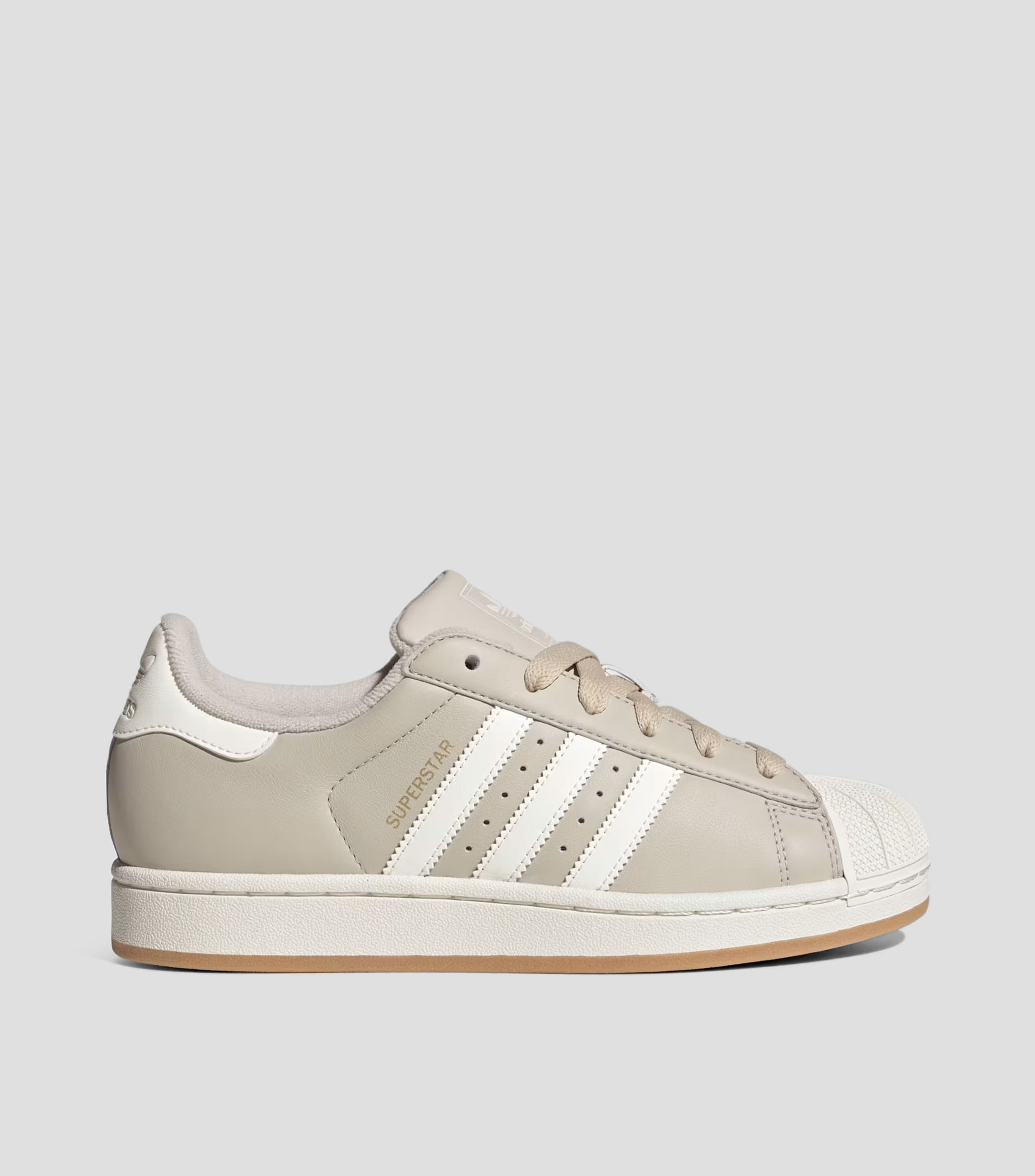 Tenis casuales en piel Superstar II Mujer