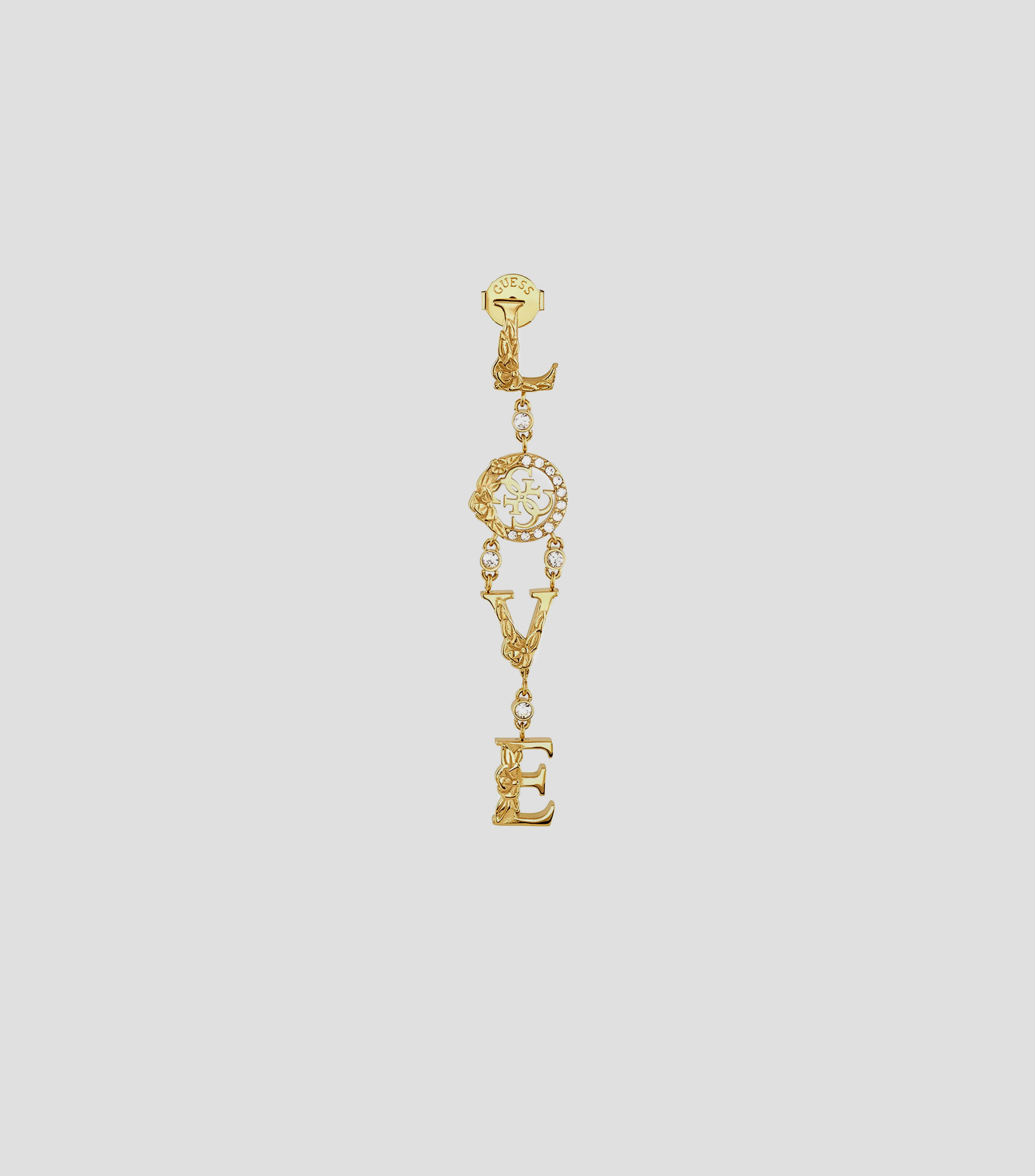 Aretes Love con Cristales Mujer