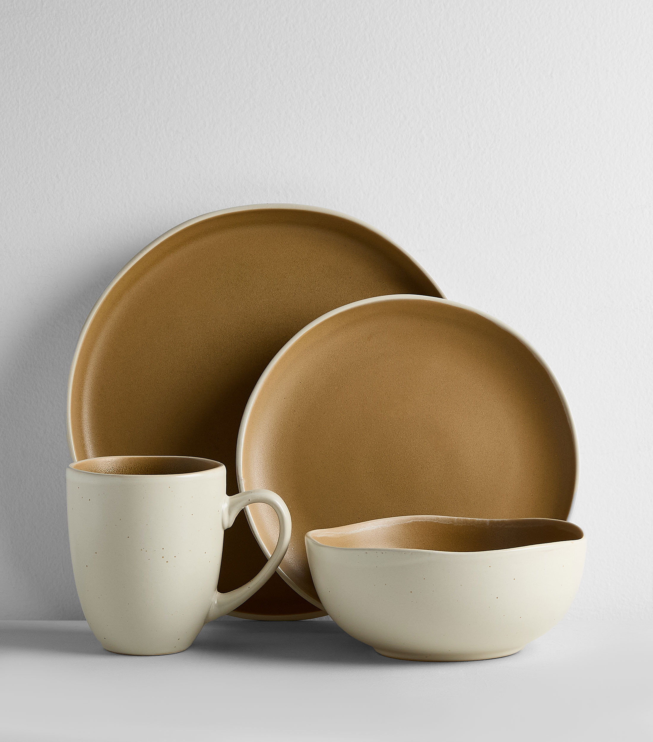 Vajilla 16 piezas multicolor en cerámica