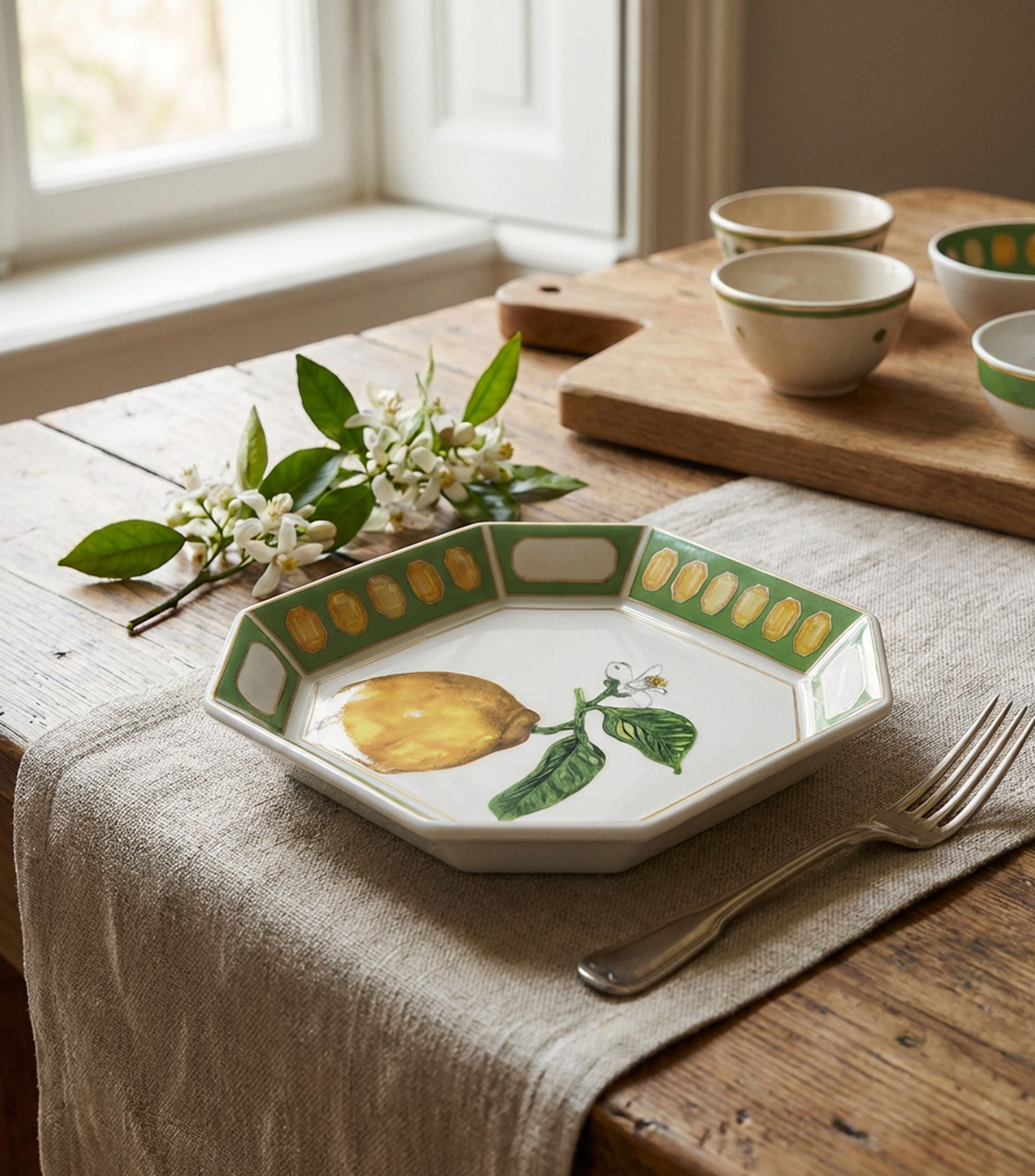 Plato estampado