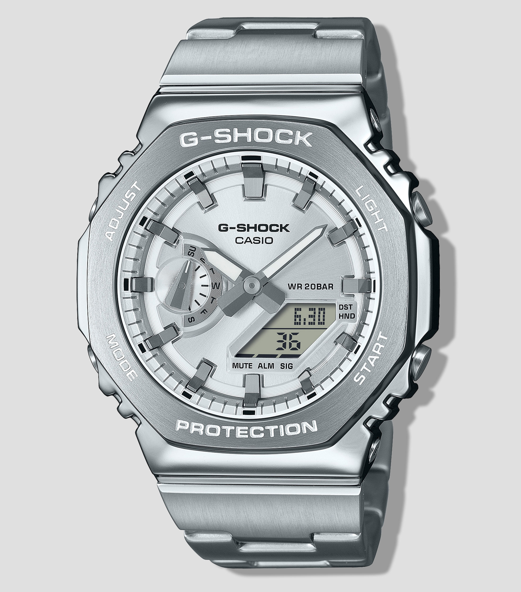 Reloj para Hombre G-Shock Casual Plateado
