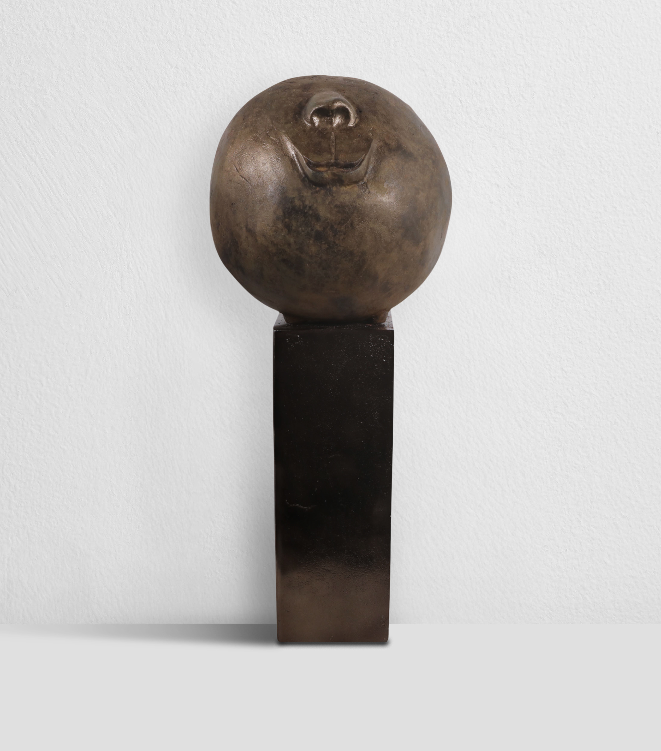 Figura decorativa Smiley Grande en metal