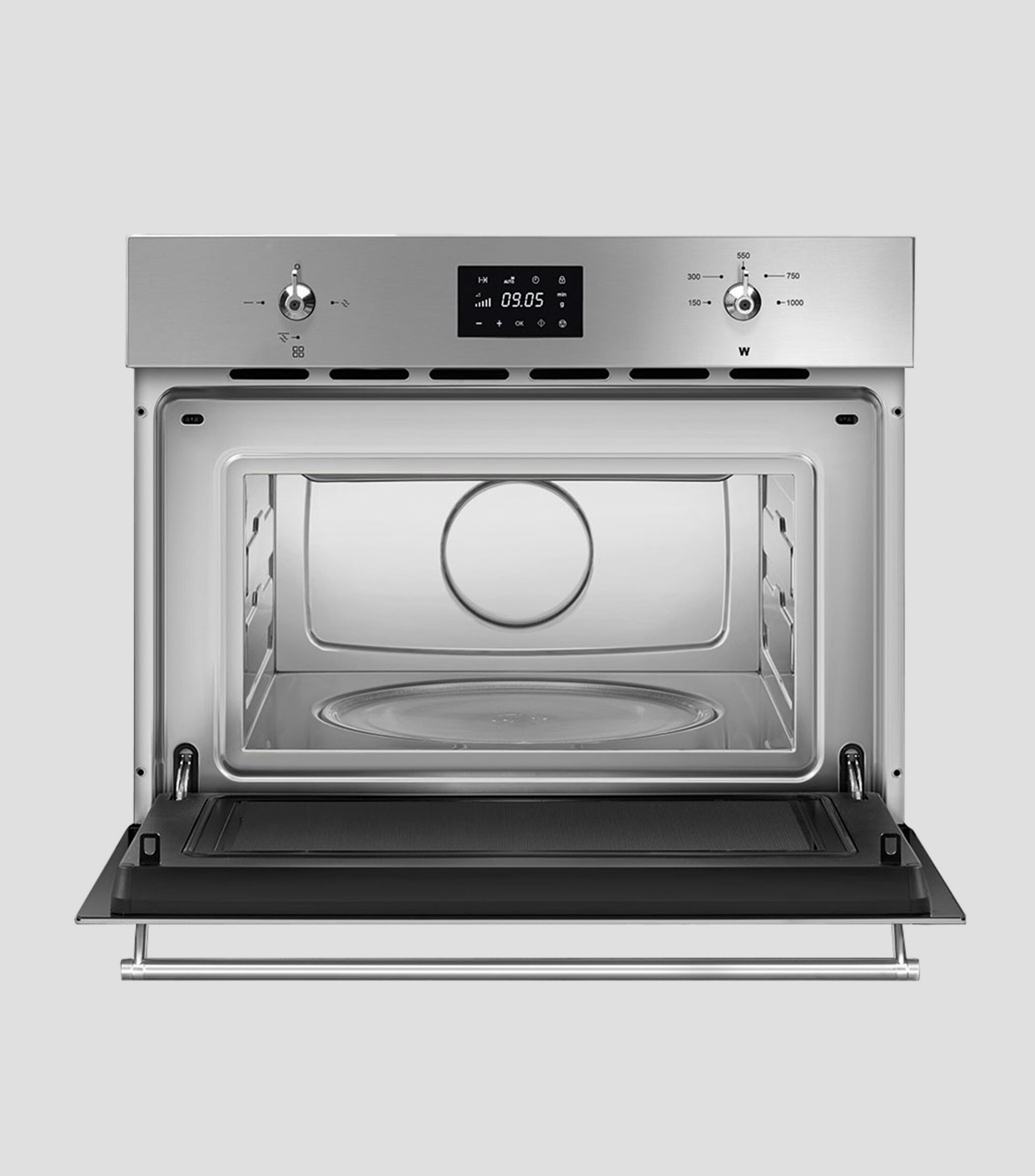 Horno de Microondas Empotrable en acero inoxidable