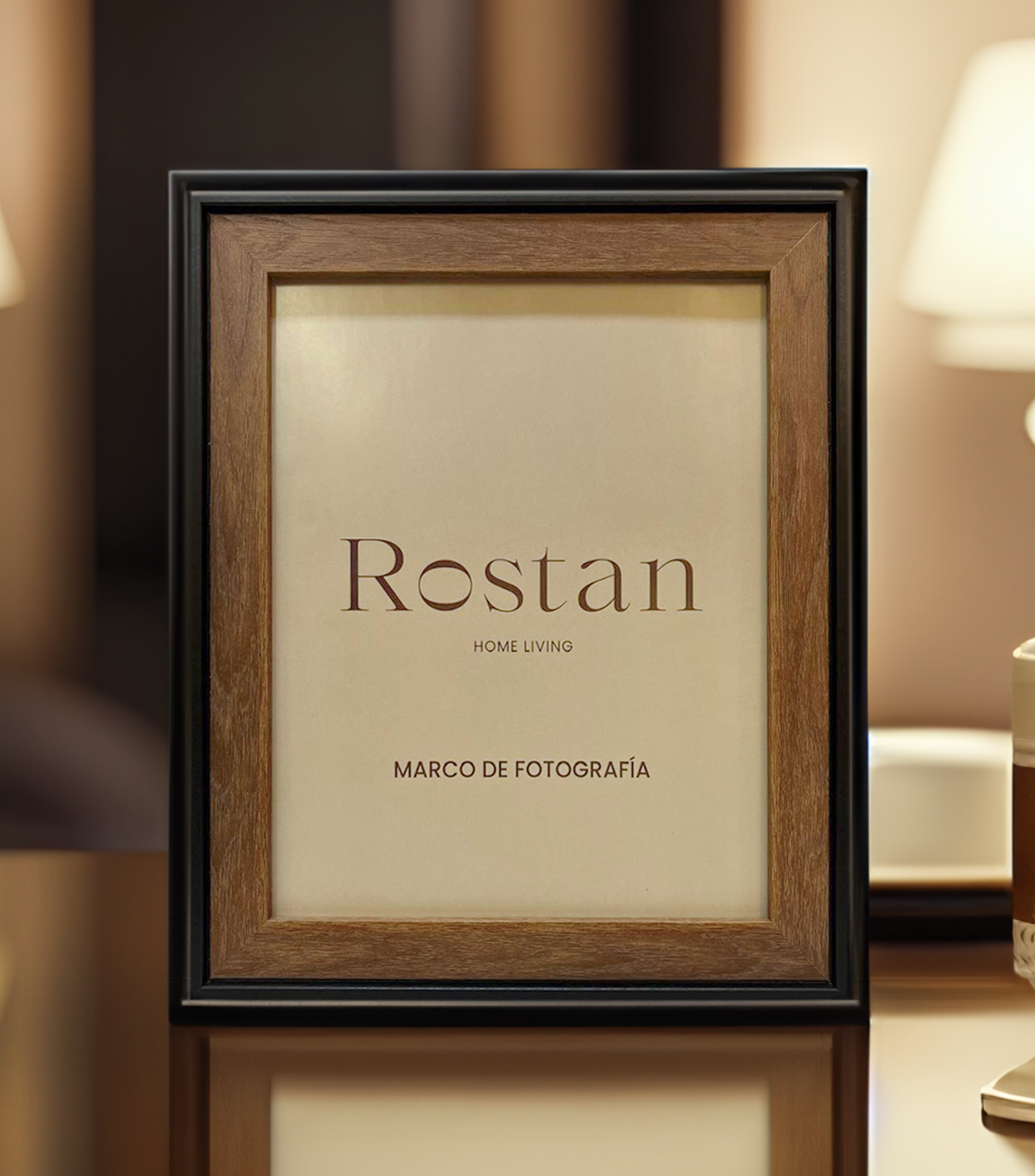 Portarretrato Frame chocolate/negro