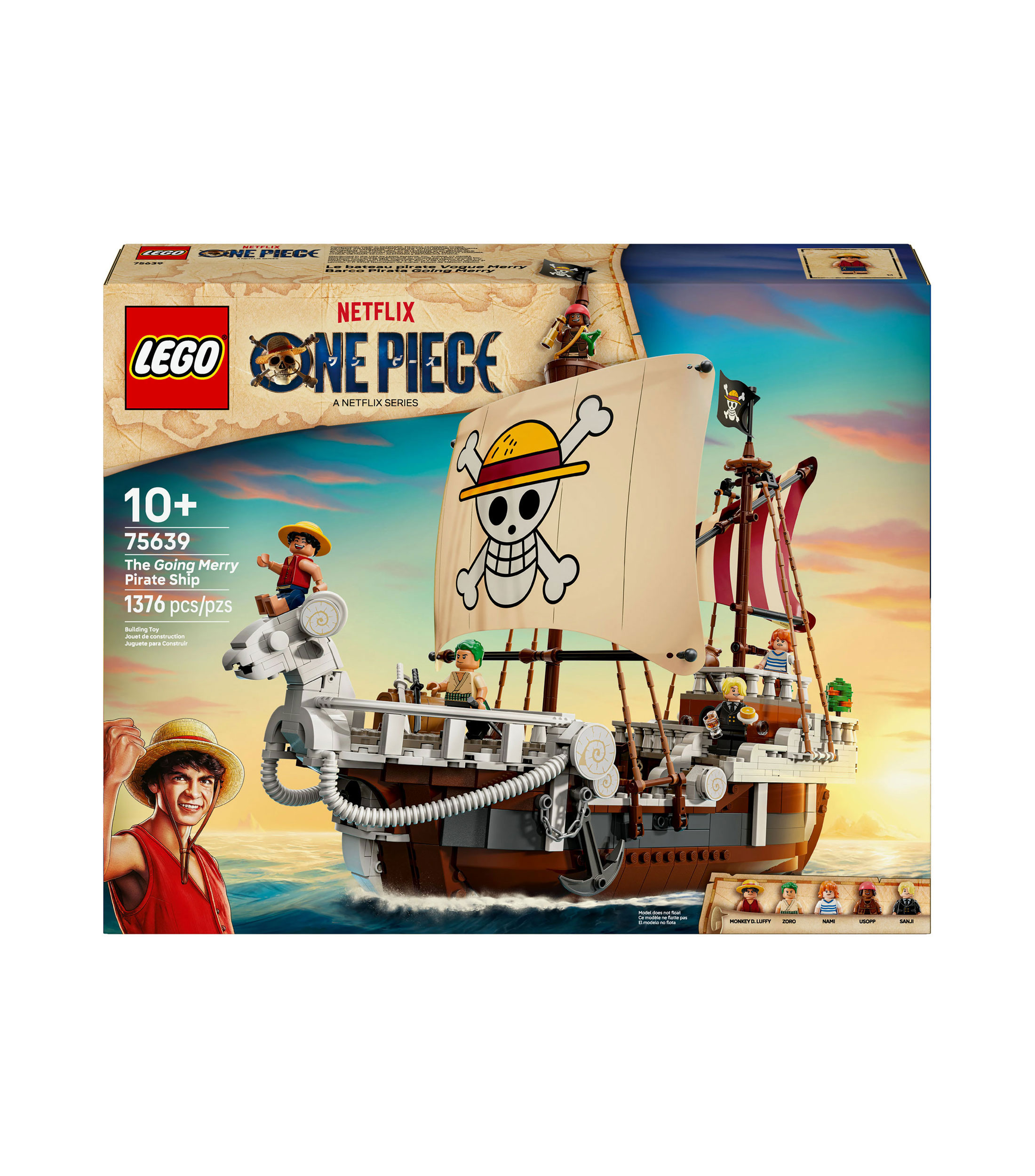 Lego ONE PIECE Barco Pirata Going Merry 75639