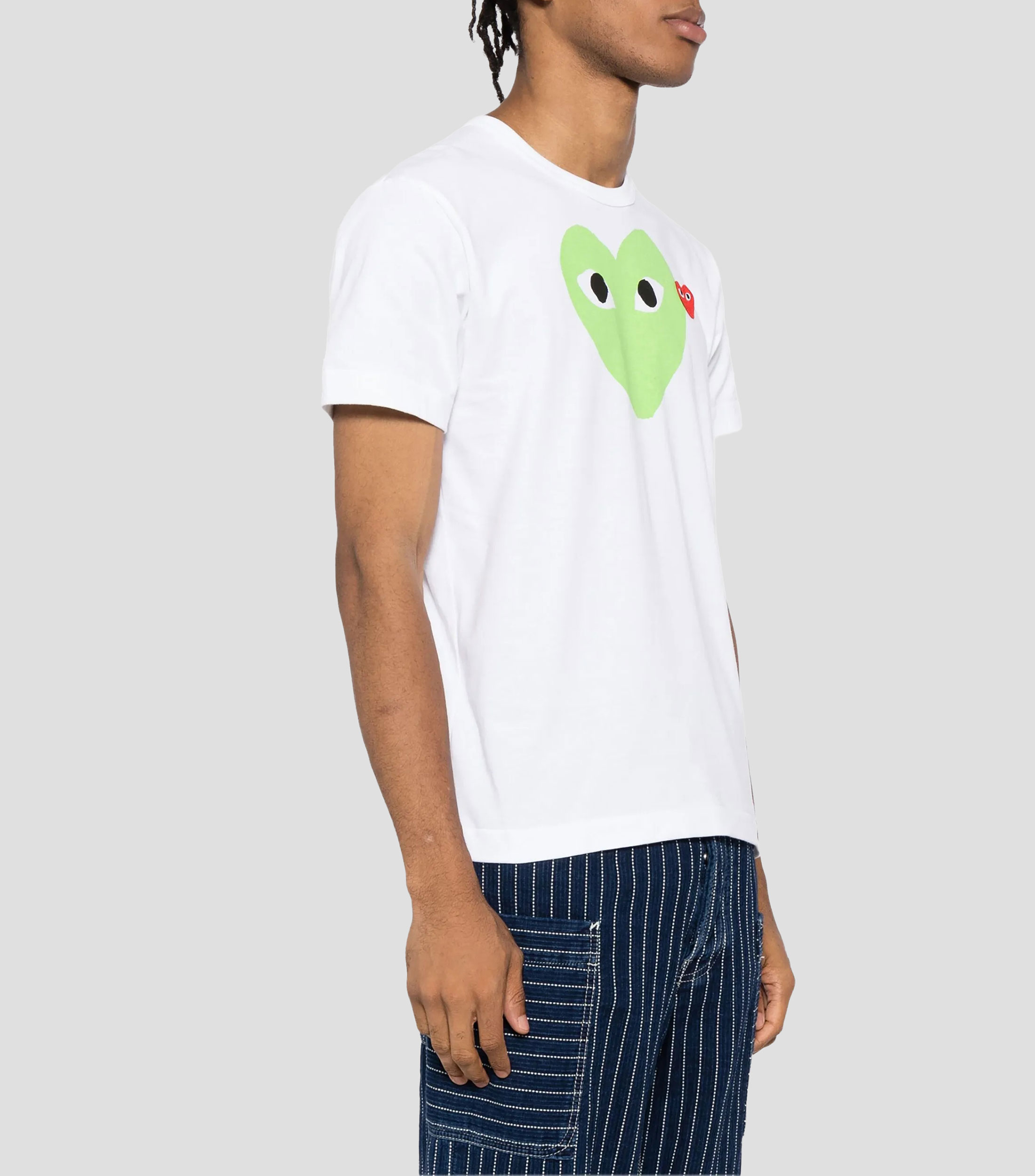 Playera cuello redondo manga corta estampada Hombre