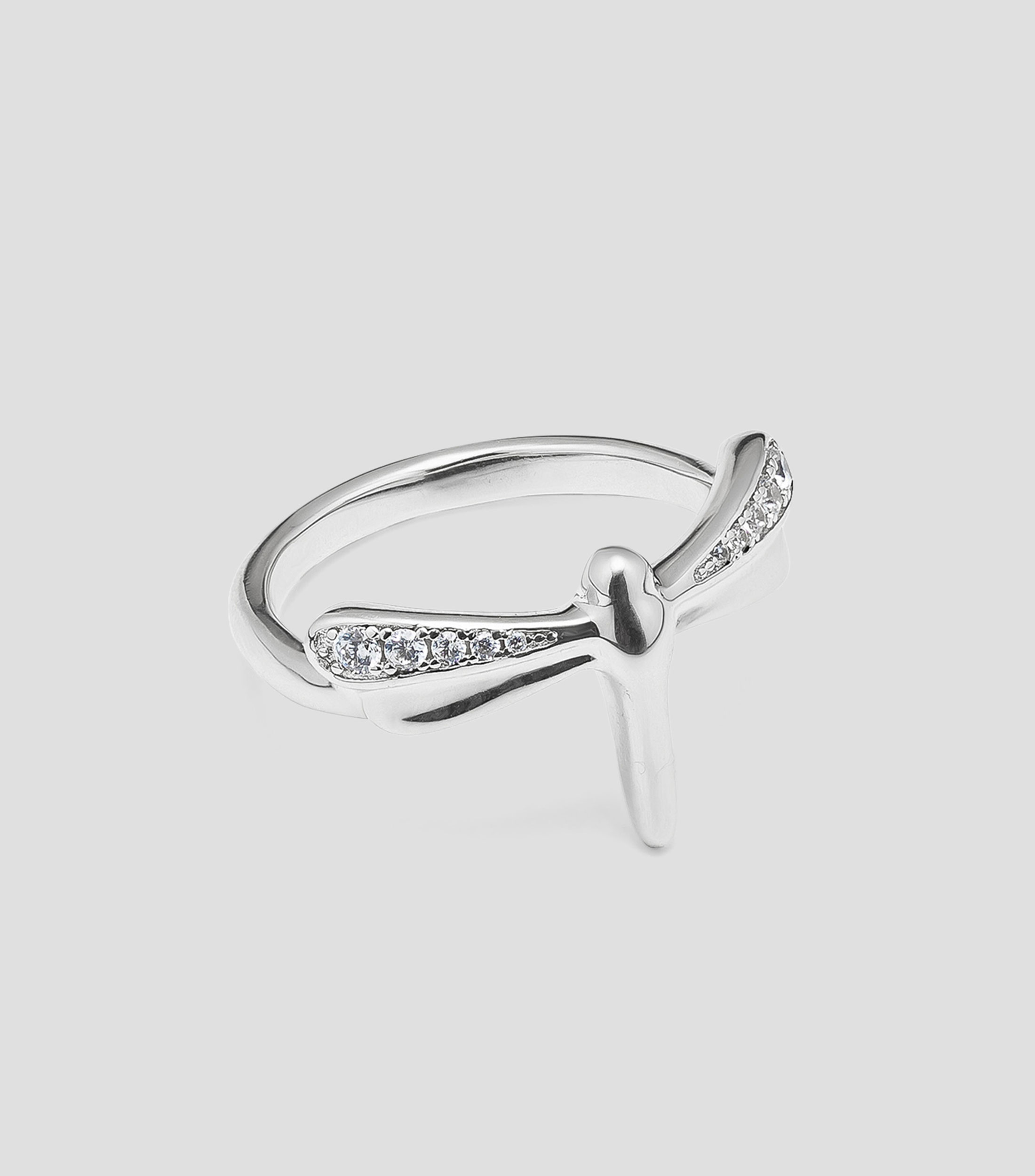 Anillo Fortune con libélula y topacios Mujer