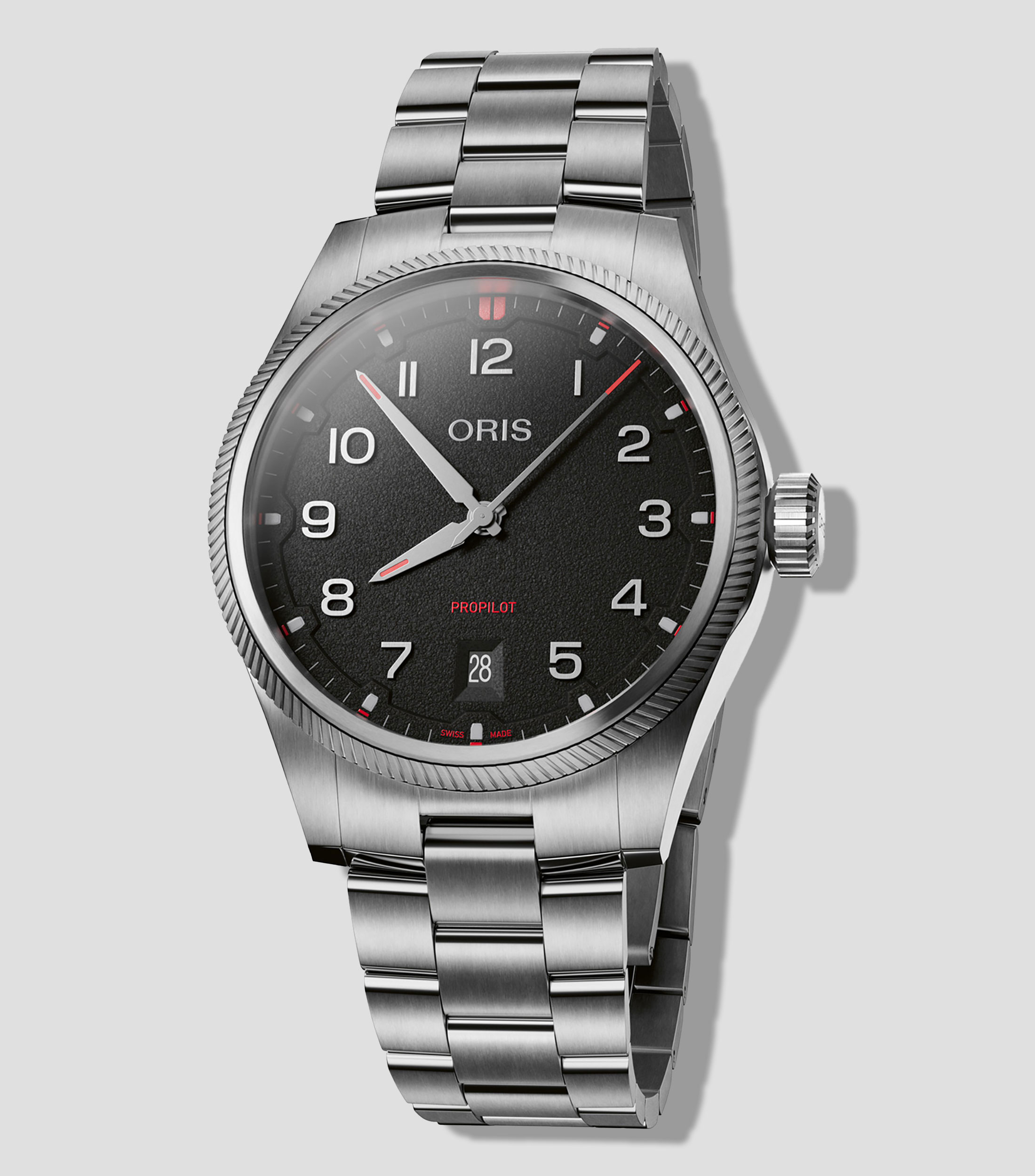 Reloj para Hombre ProPilot Date casual plateado