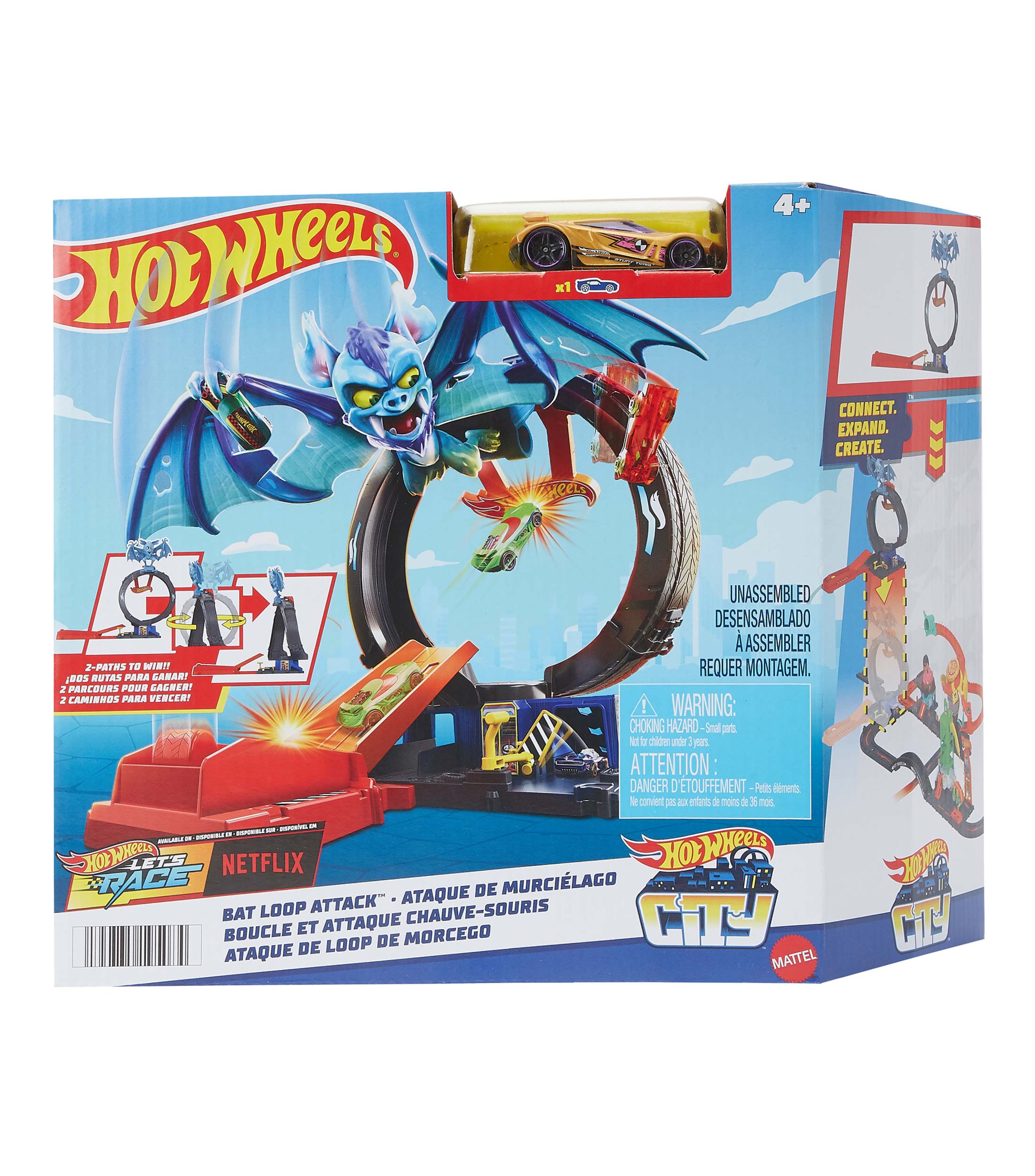 Playset Hot Wheels: City - Ataque de Murciélago