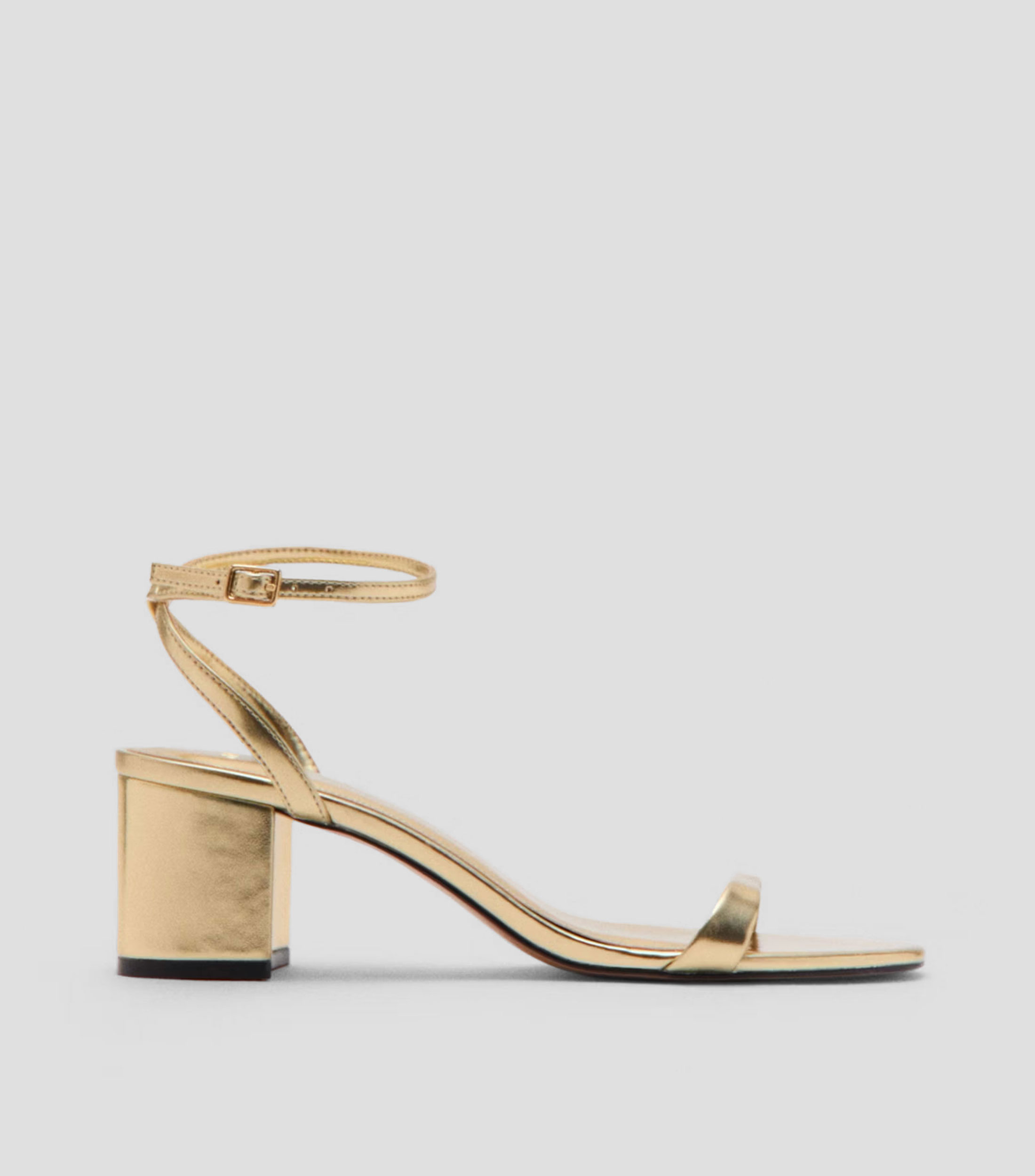 Sandalias con tacón ancho de 6.5 cm Mujer