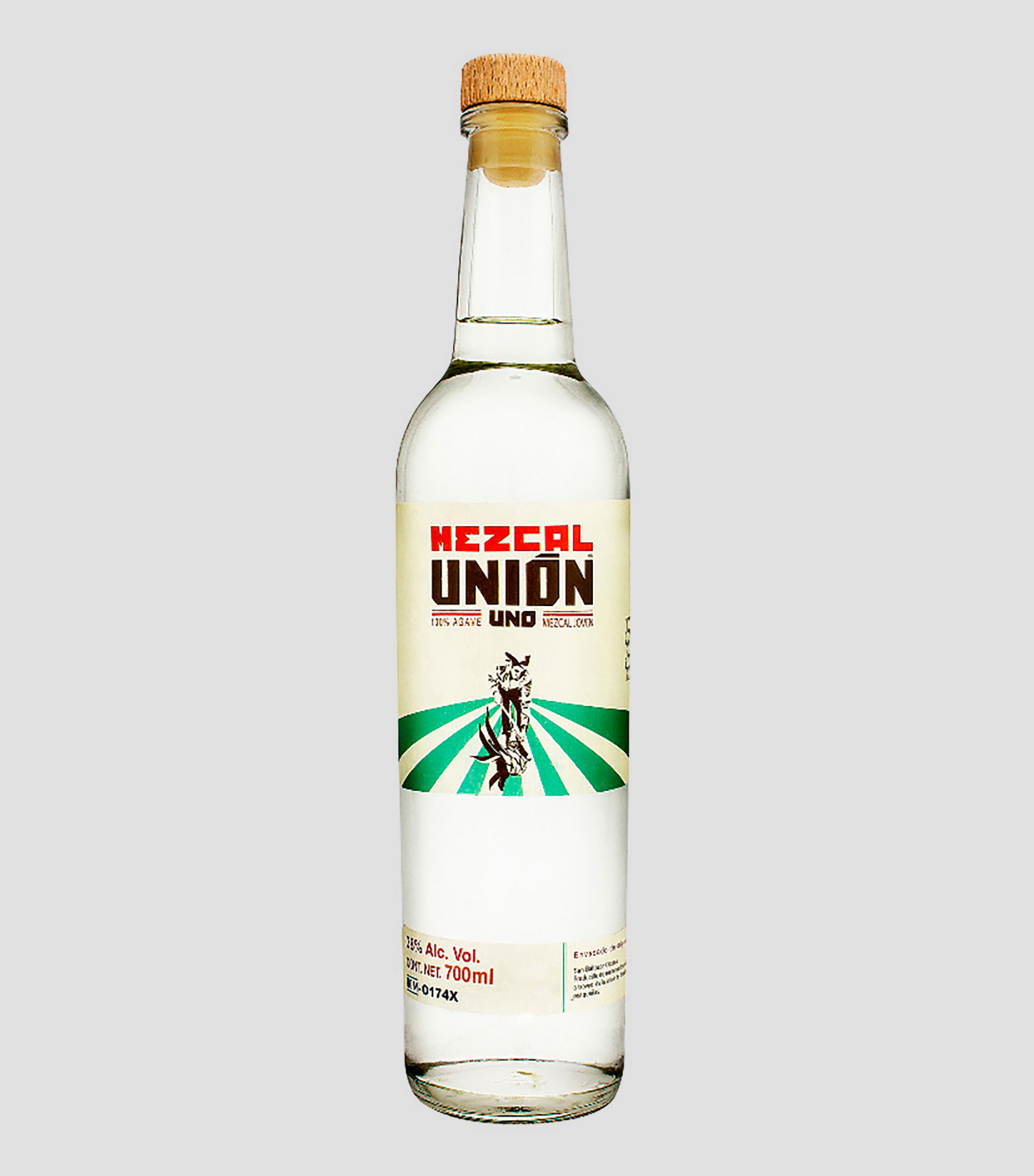 Mezcal Unión Uno Joven Espadín y Cirial, 700 ml