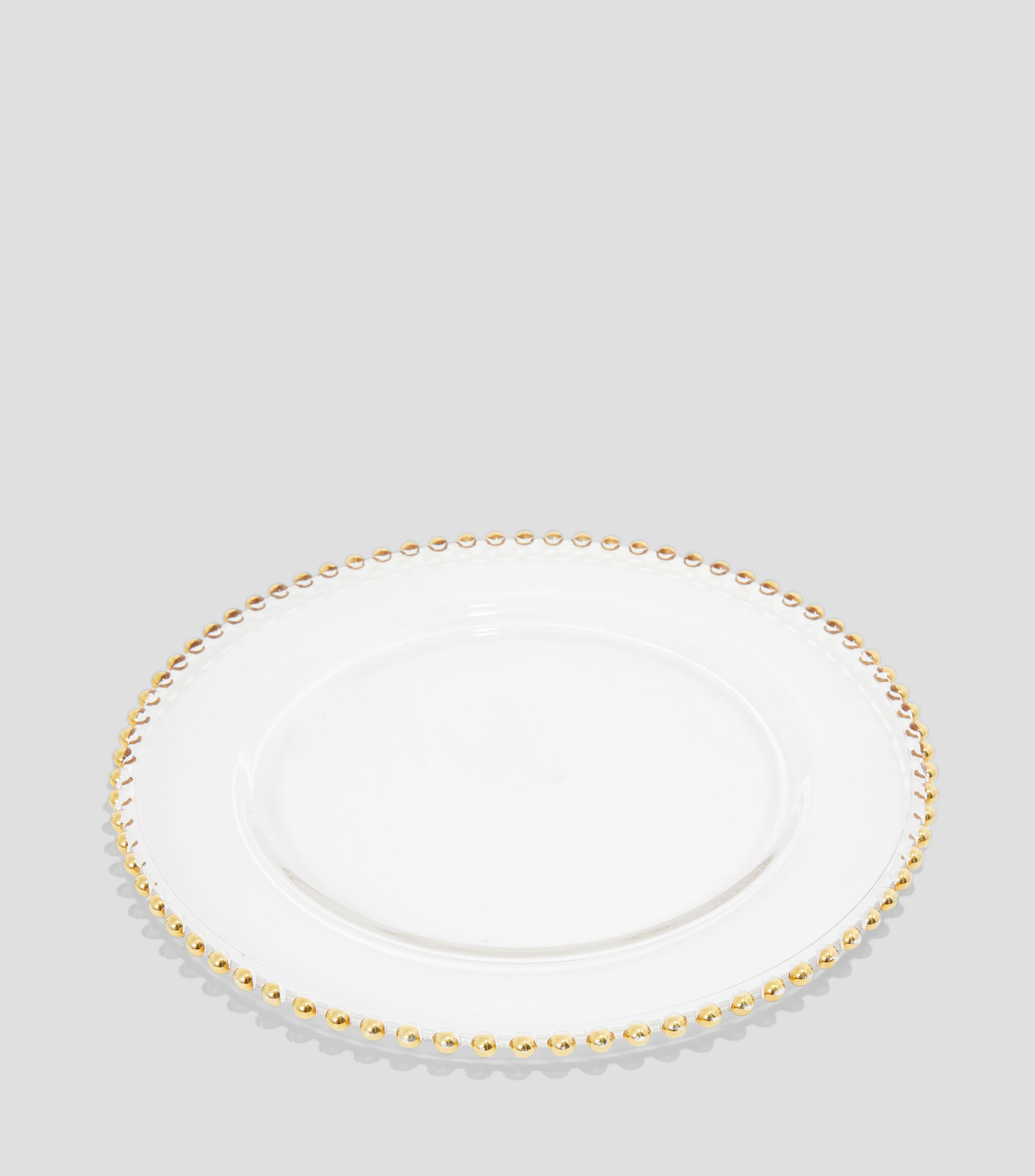 Bajo Plato Edge Dorado