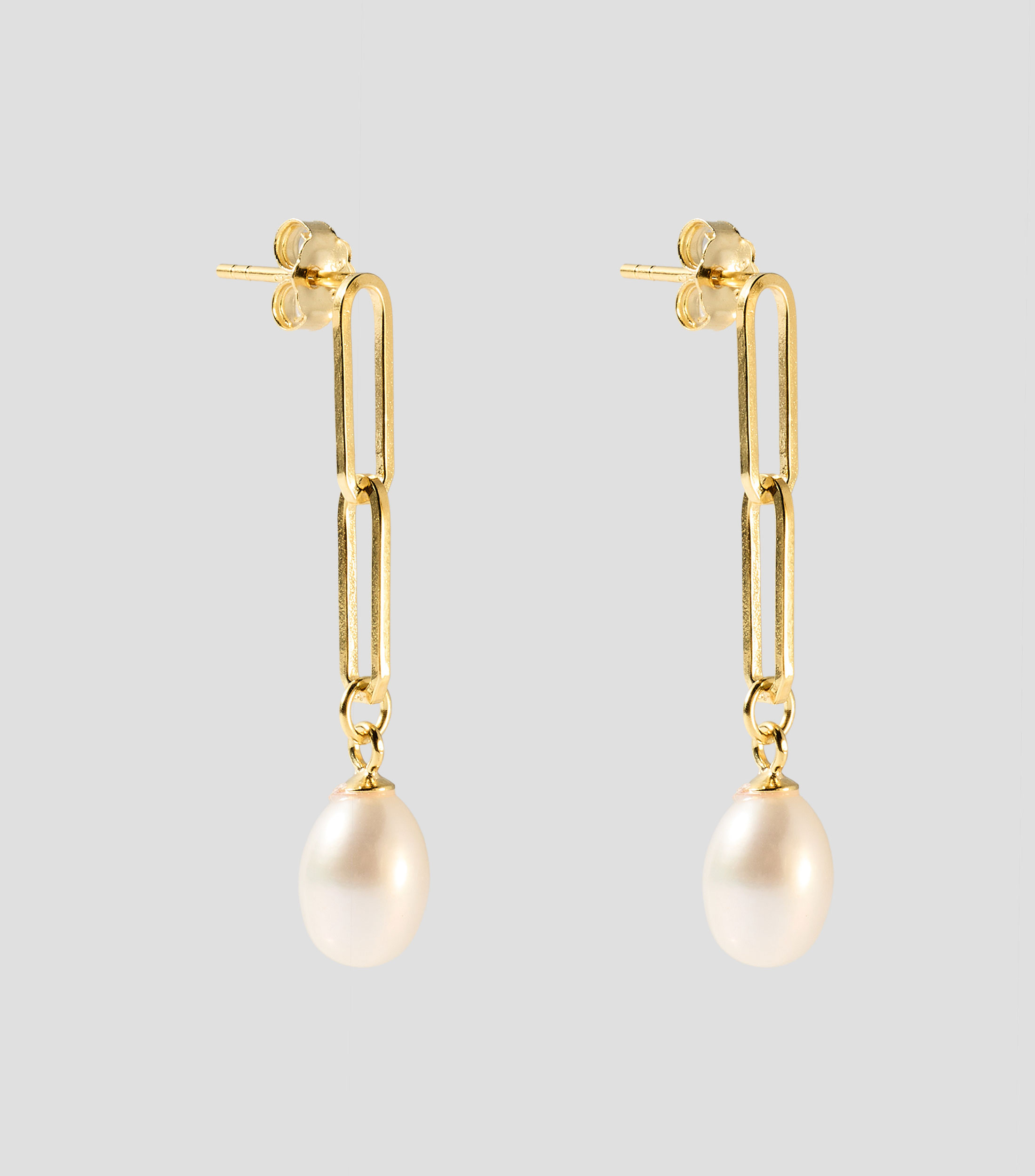 Aretes con perlas Mujer
