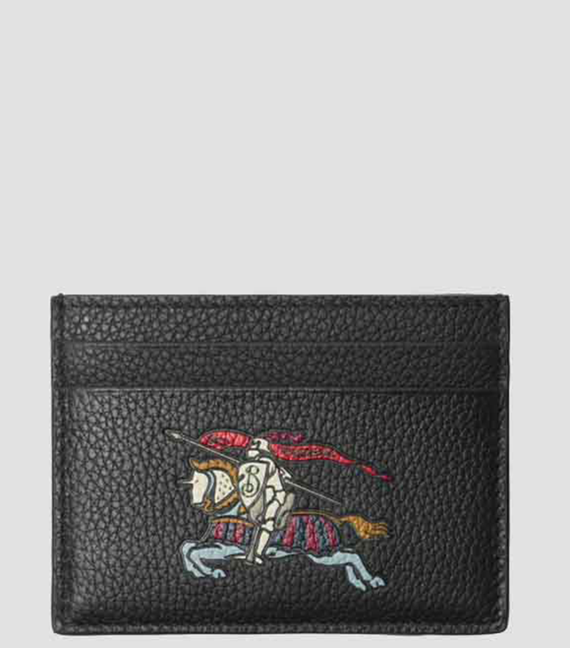Tarjetero en piel con textura Hombre