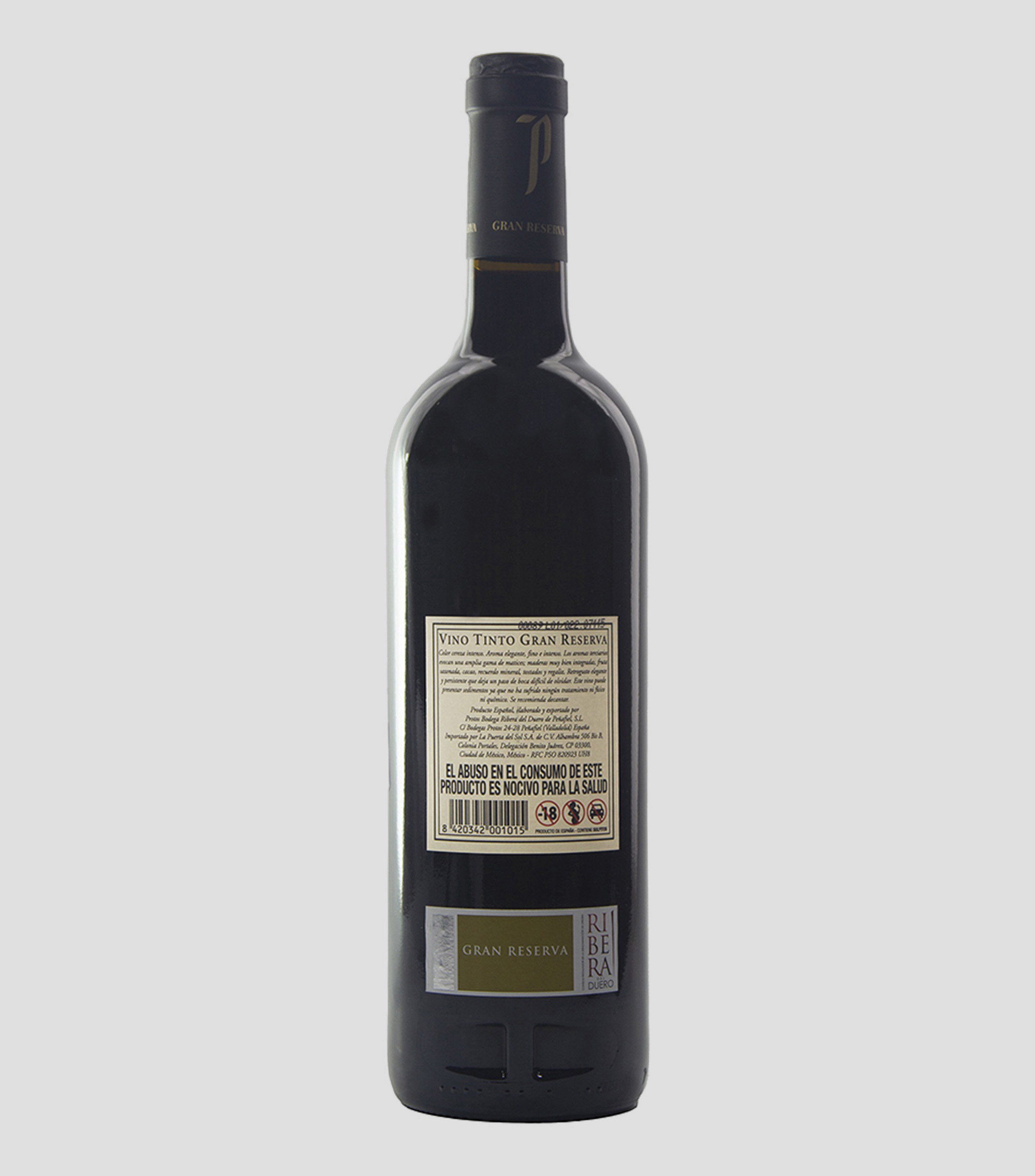 Vino Tinto Tempranillo, 750 ml