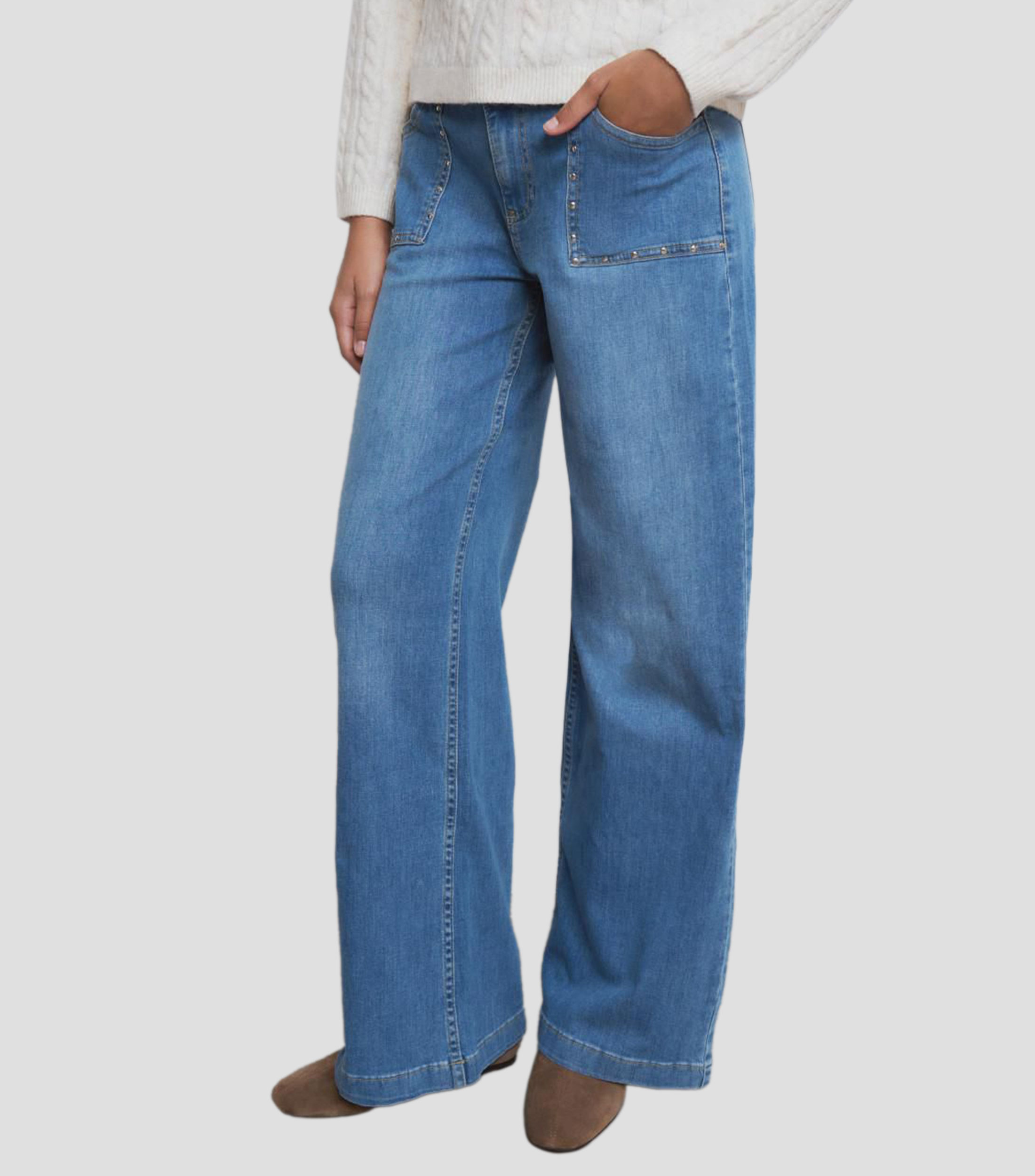 Jeans recto Mujer