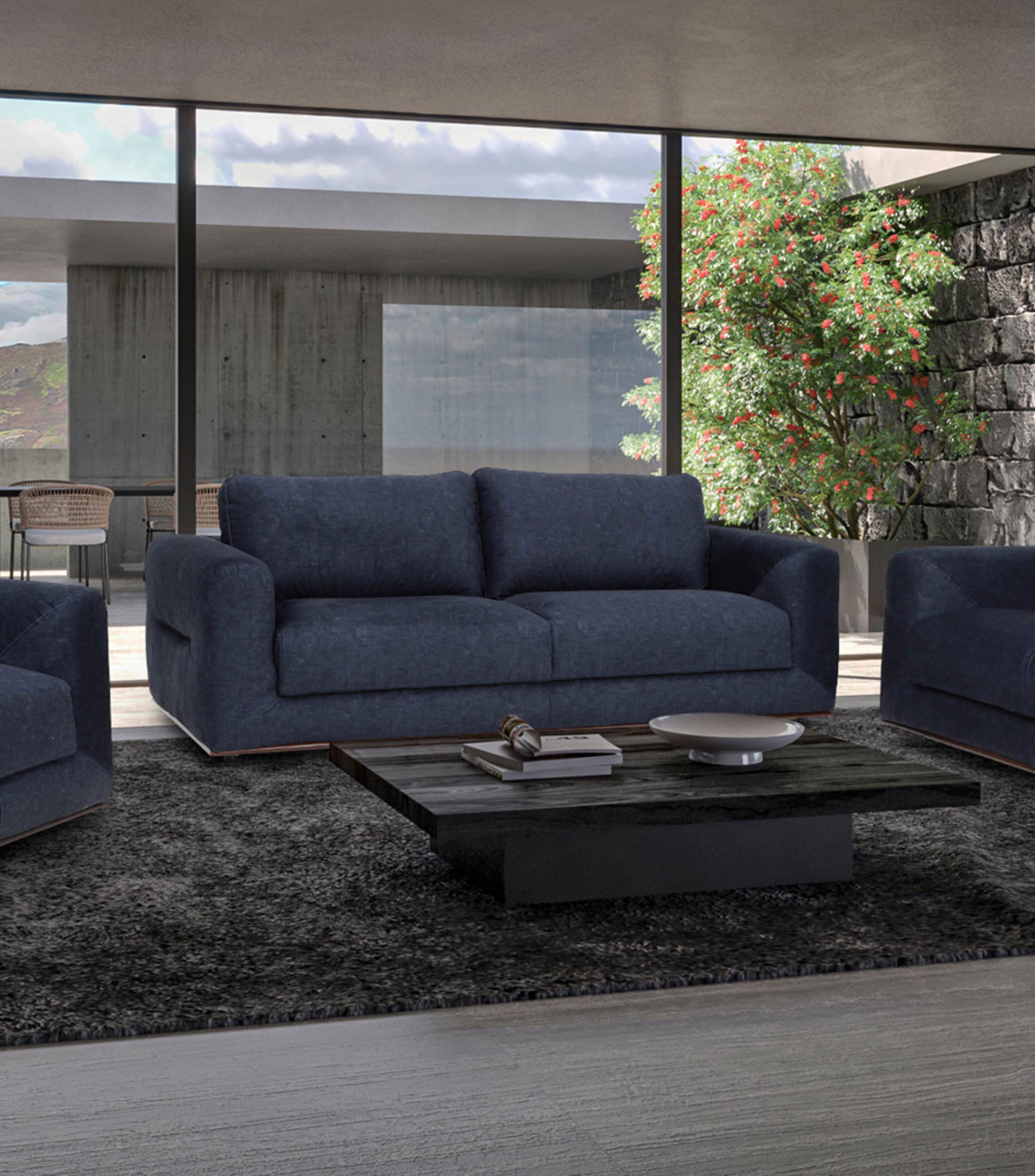Love Seat Tamara Azul