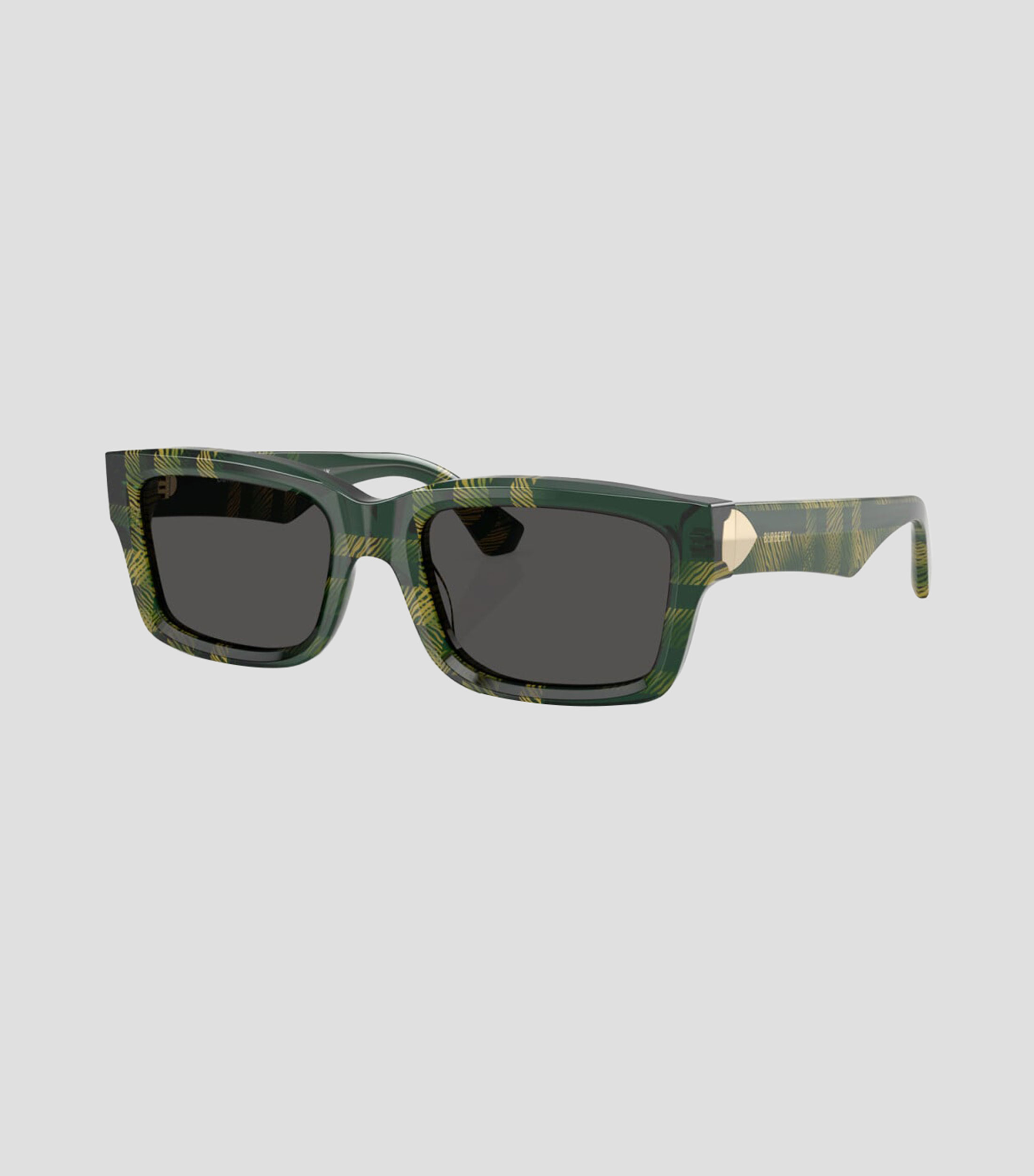 Lentes de sol rectangulares verde Mujer
