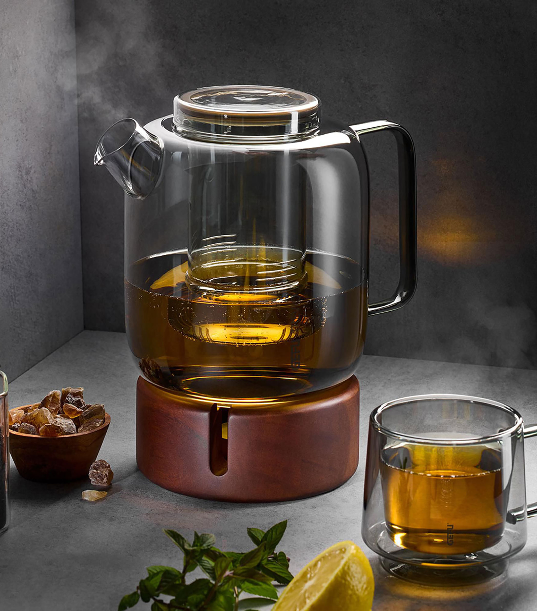 Set Tetera y Calentador, 1.5 L