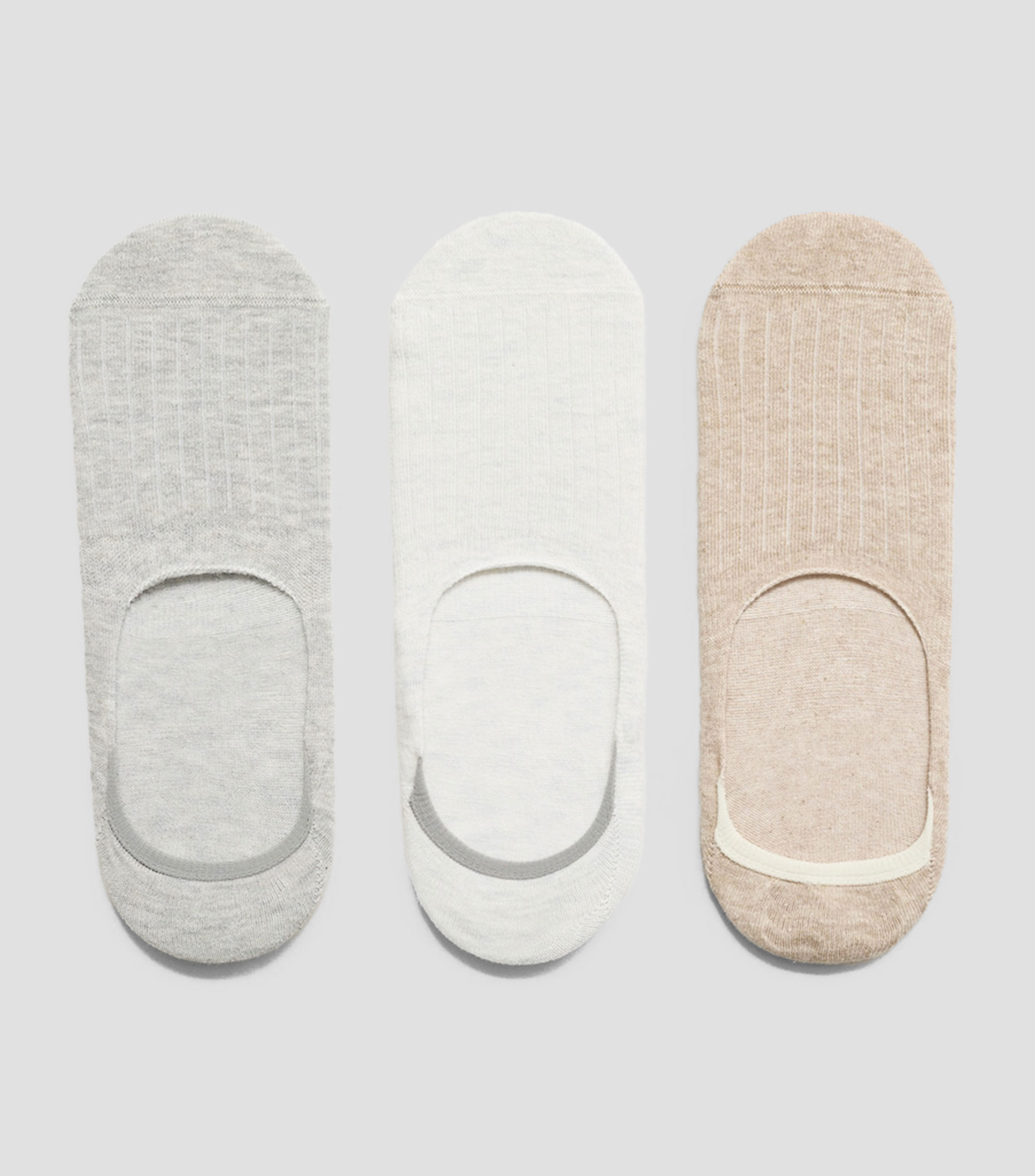 Set 3 calcetines invisibles Hombre