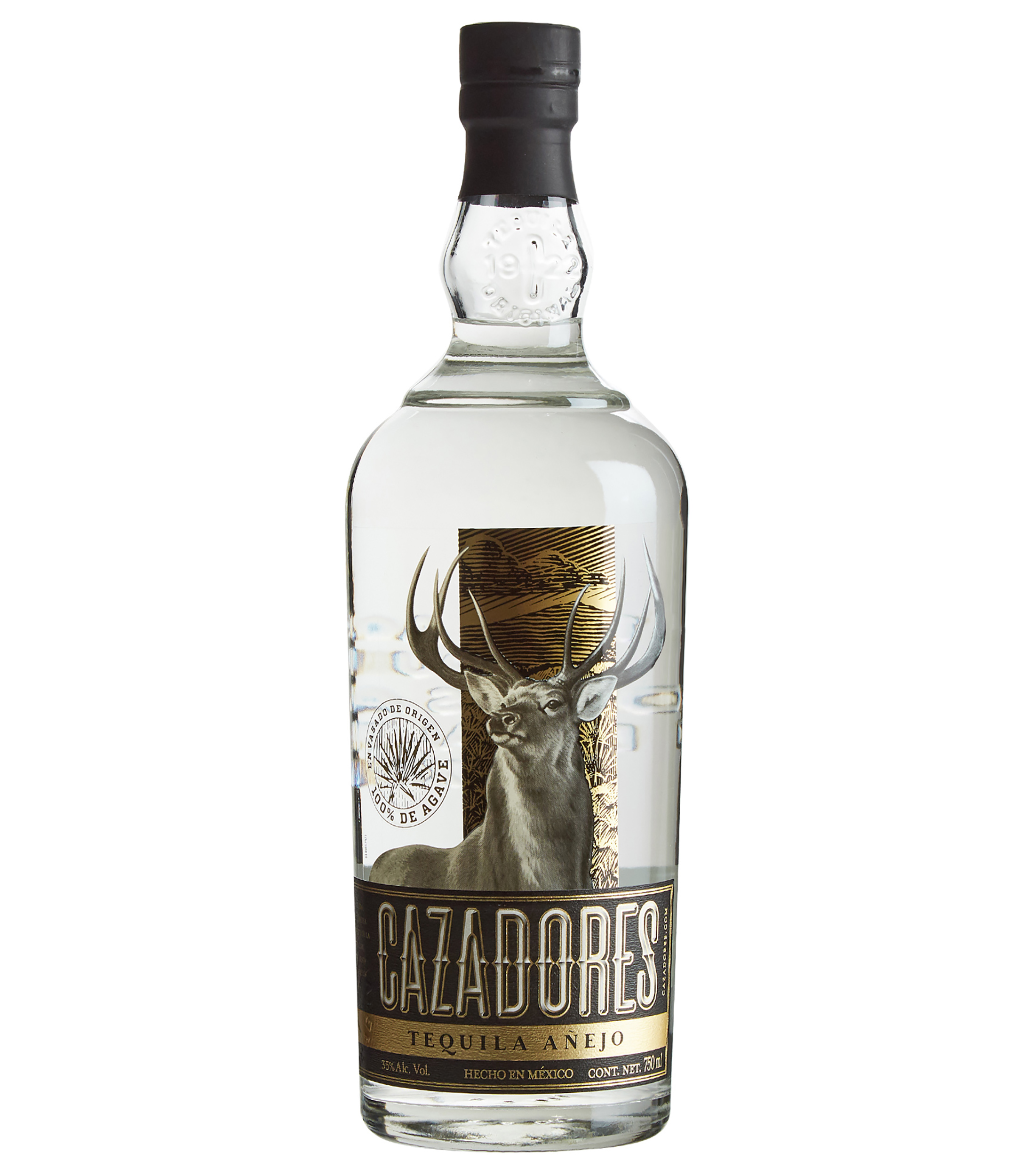 Cazadores Tequila Cazadores Añejo Cristalino, 750 ml El Palacio de Hierro