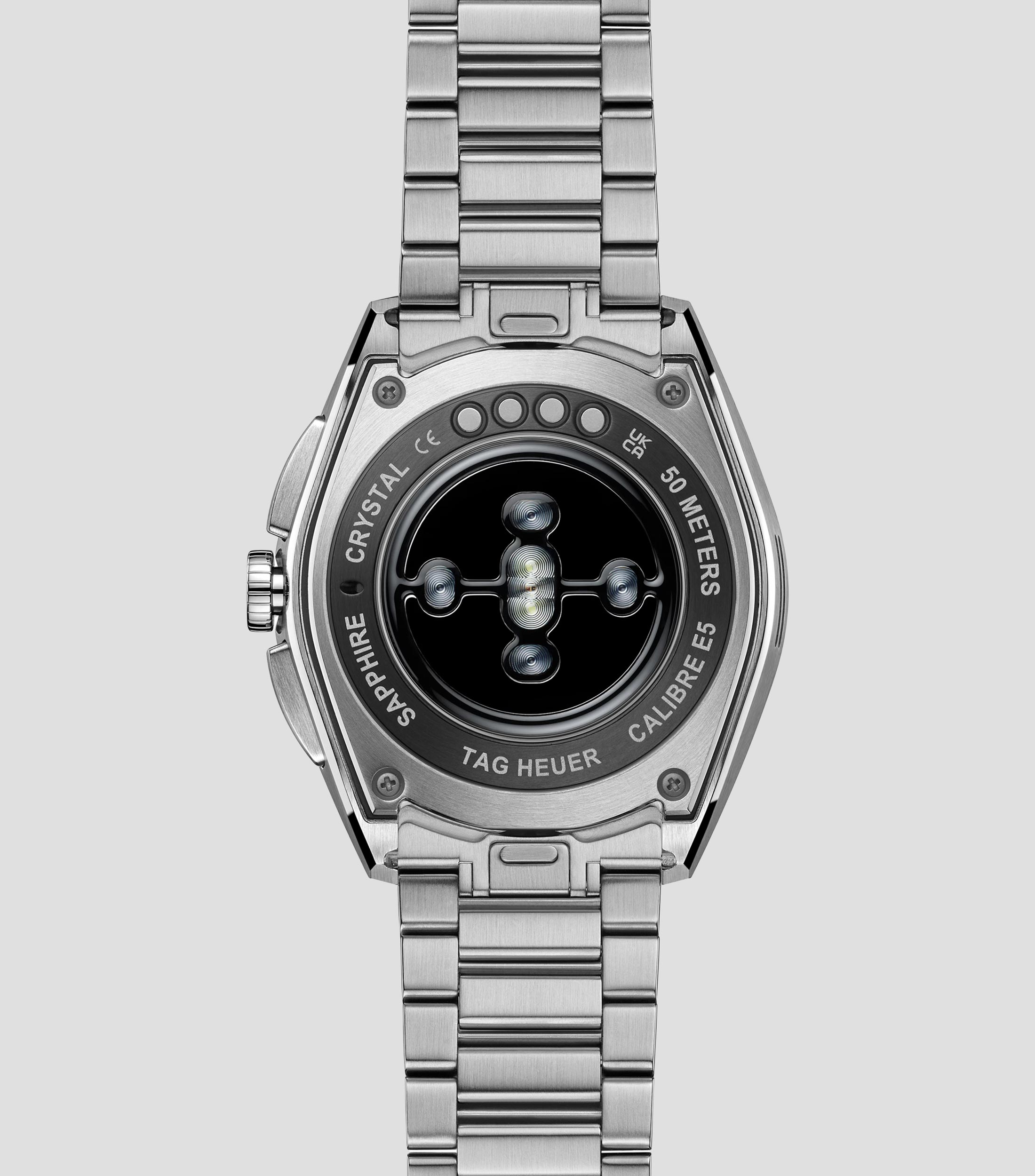 Reloj para Hombre Connected Calibre E5 Casual Plateado, Negro