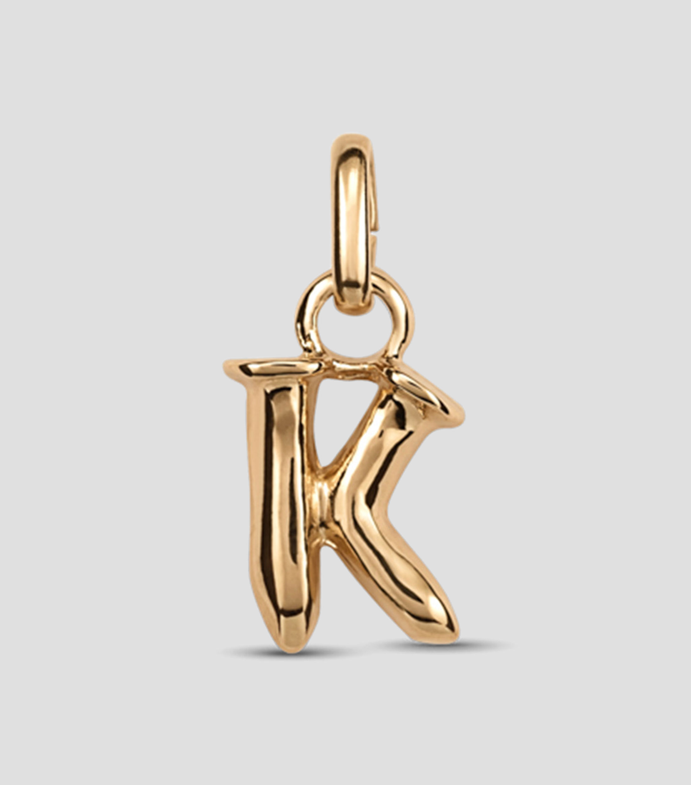 Charm letra K con argolla Mujer