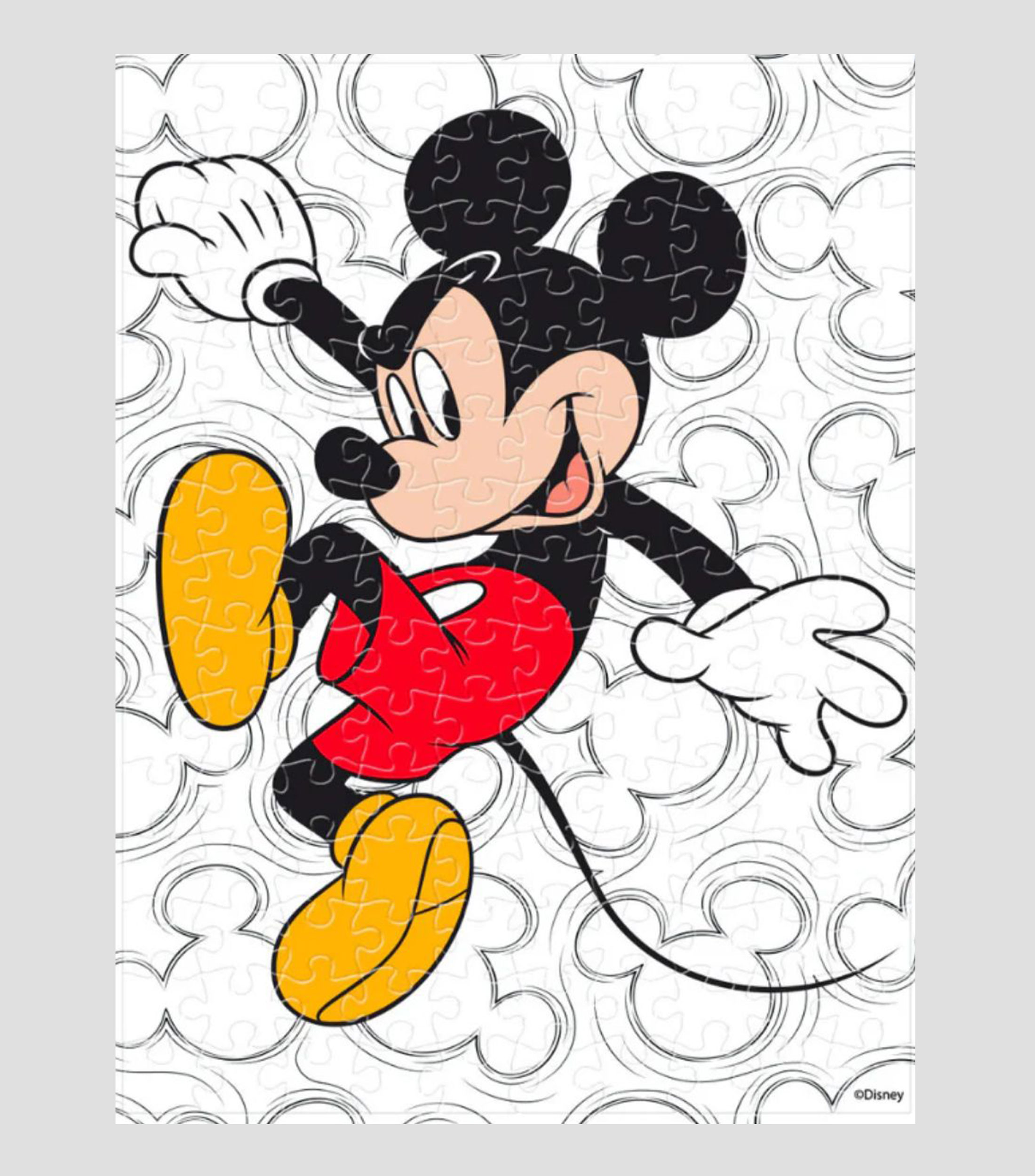 Rompecabezas Disney Mickey Mouse Siluetas 150 piezas