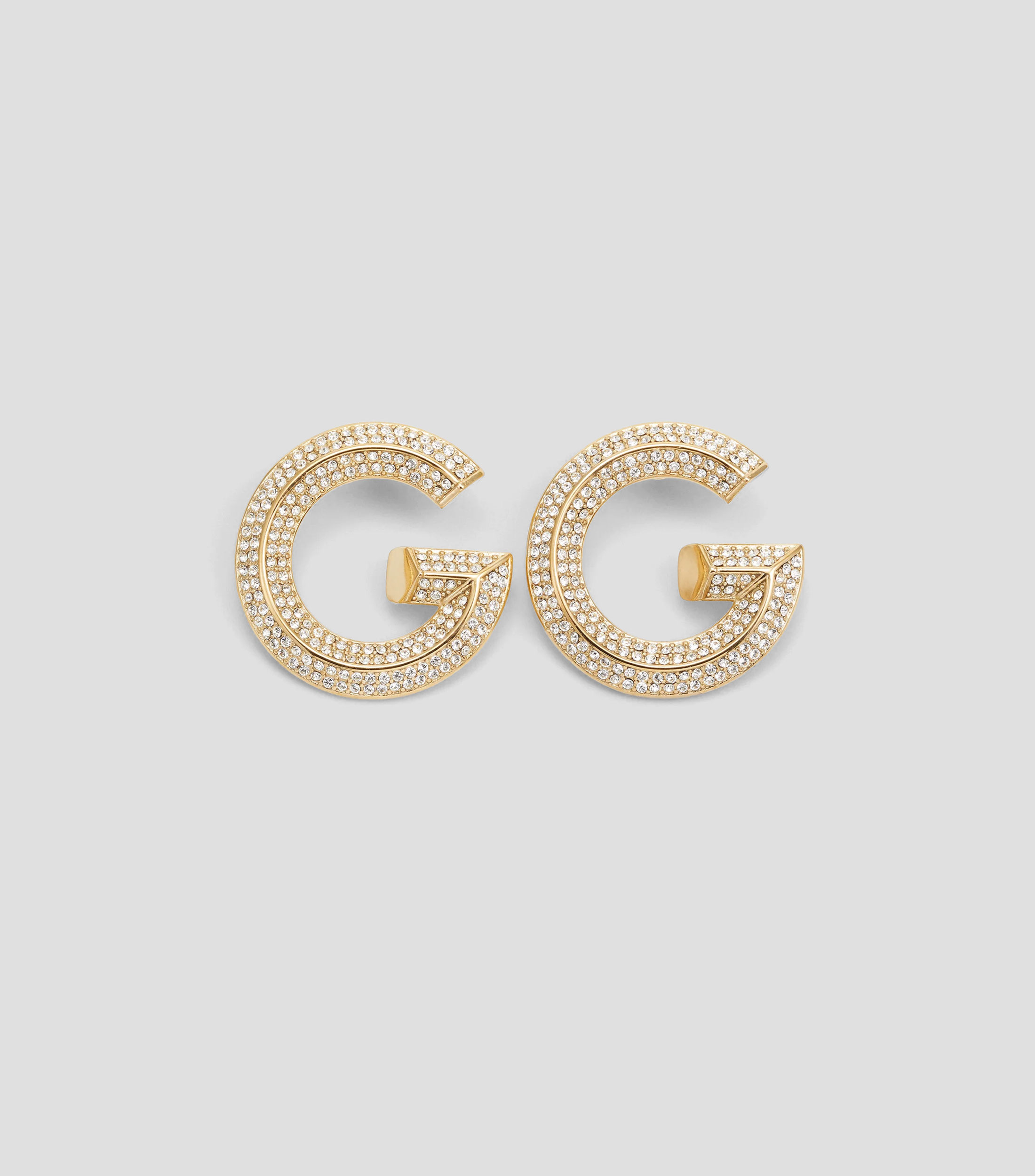Aretes G Crystal con cristales Mujer