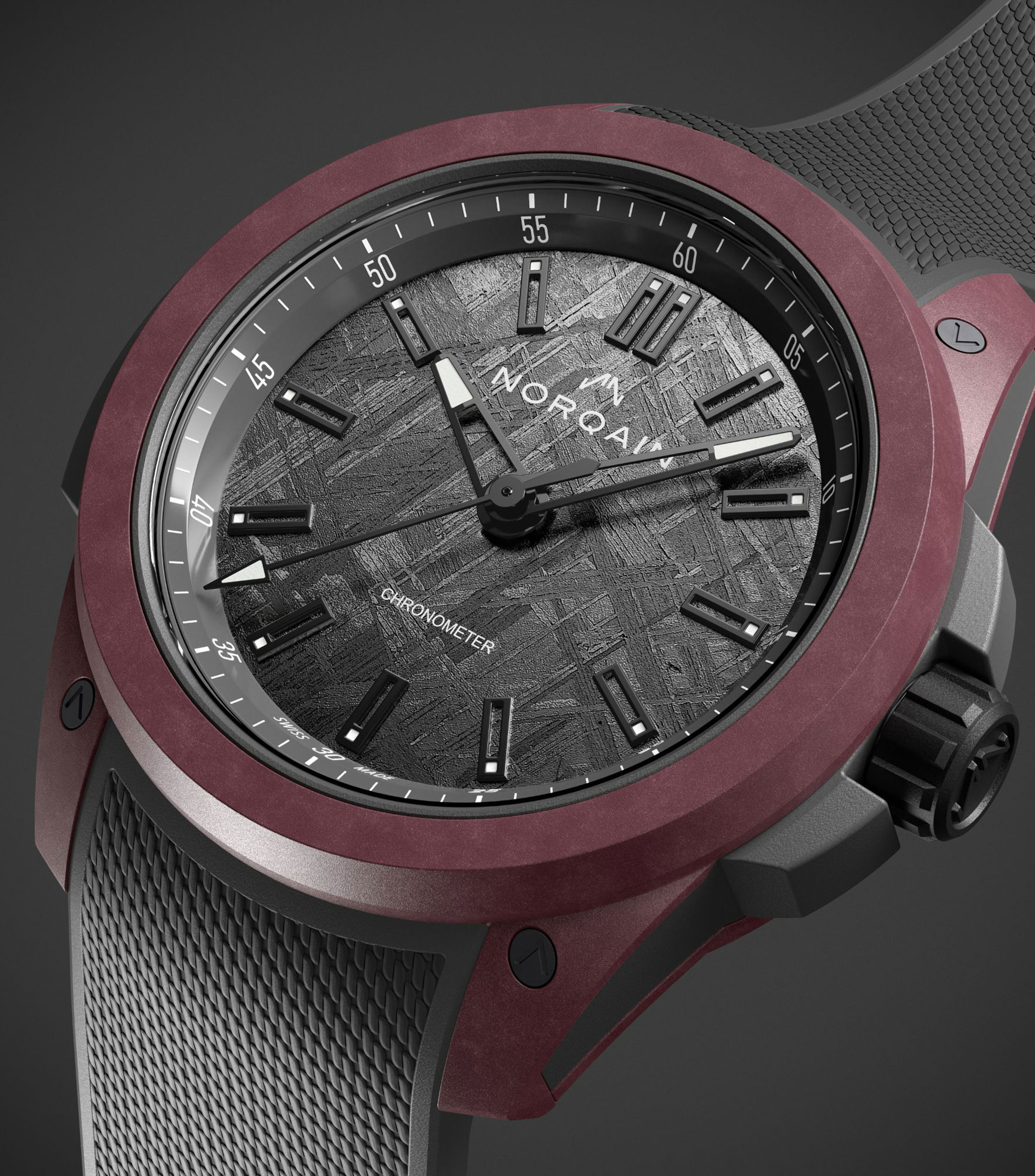 Reloj para Hombre Wild ONE Meteorito Edición Especial Gris, Vino