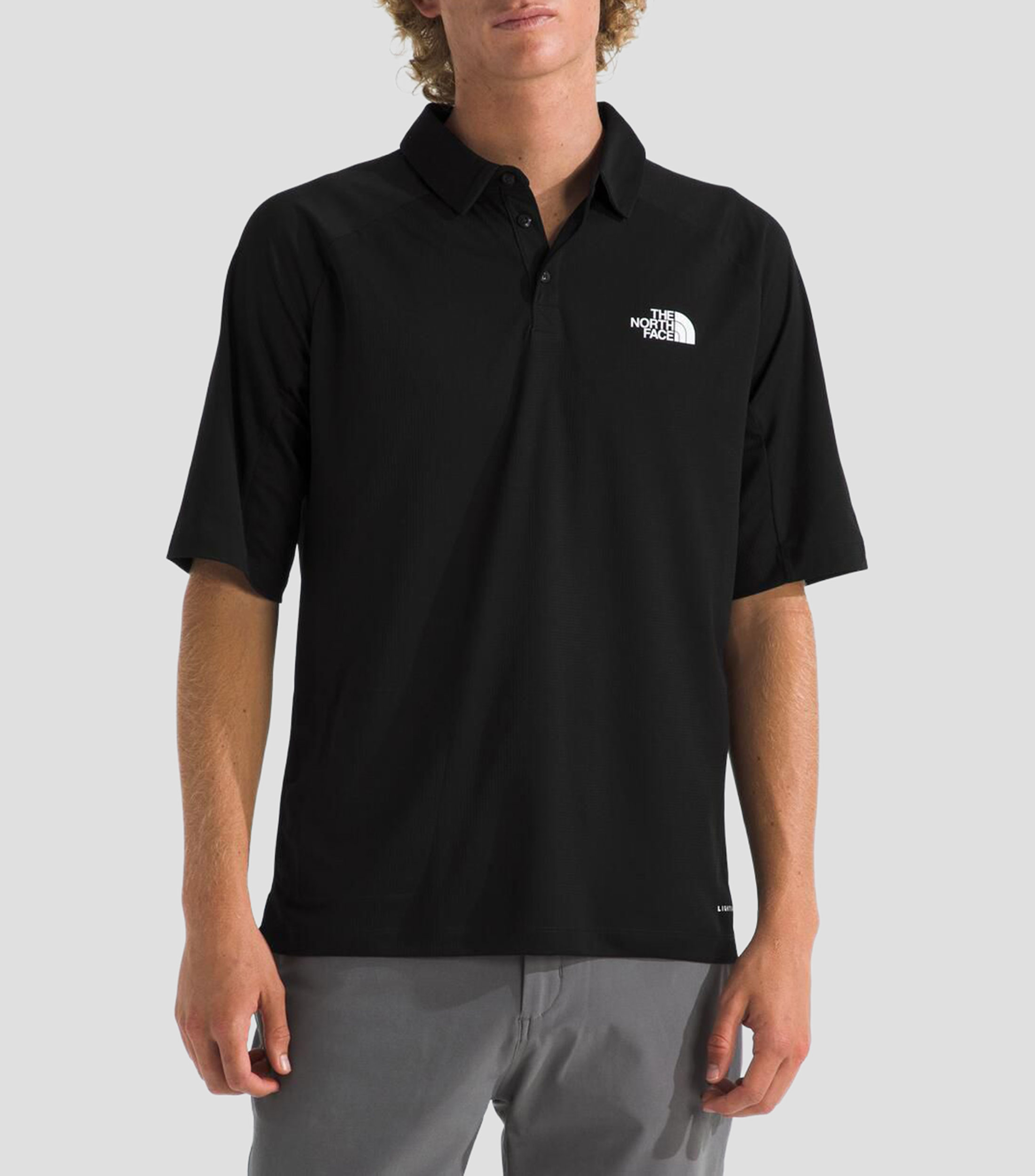 Playera Lightrange cuello tipo polo manga corta lisa Hombre