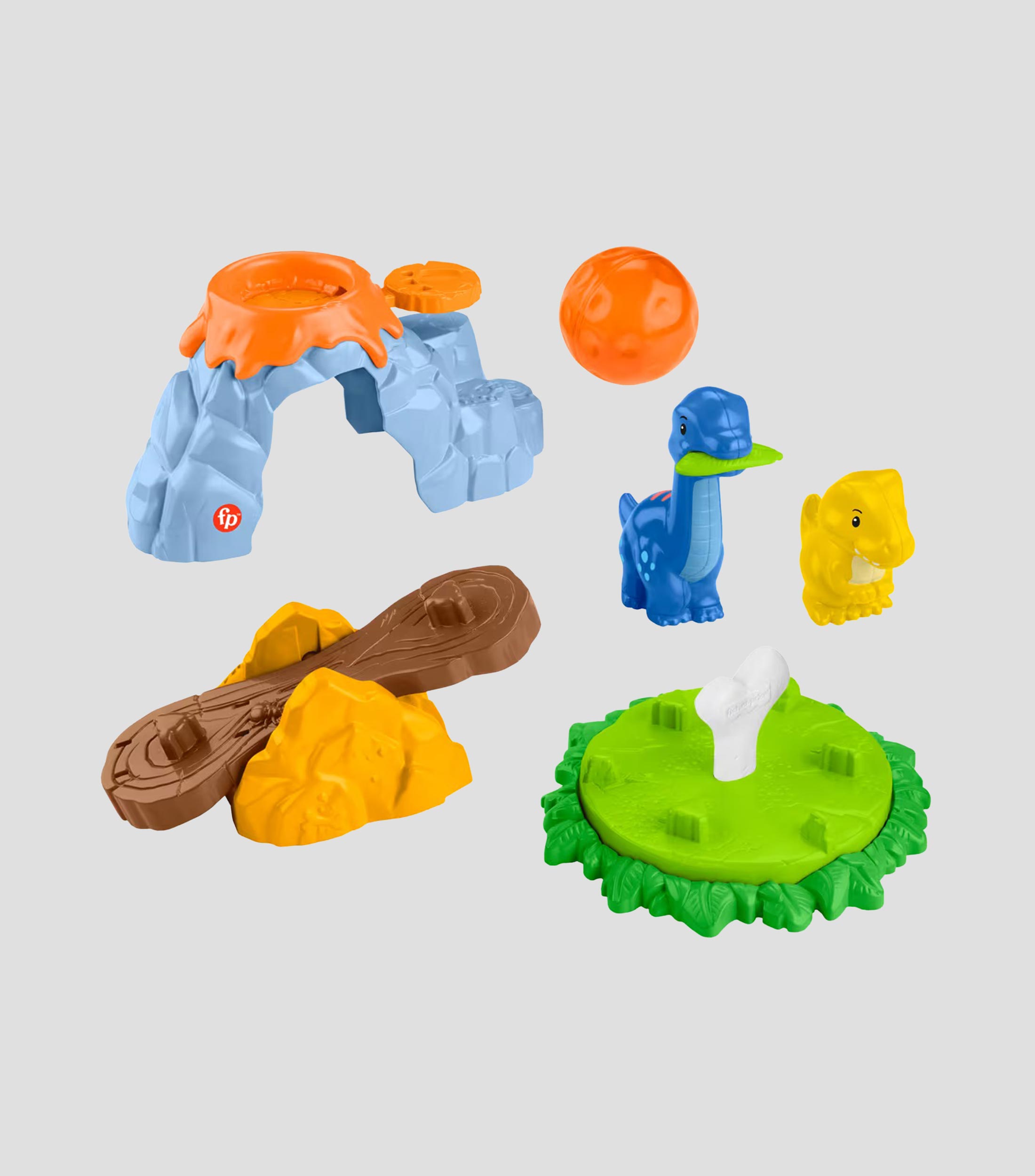 Set Paseo en el patio de juegos de dinosaurios