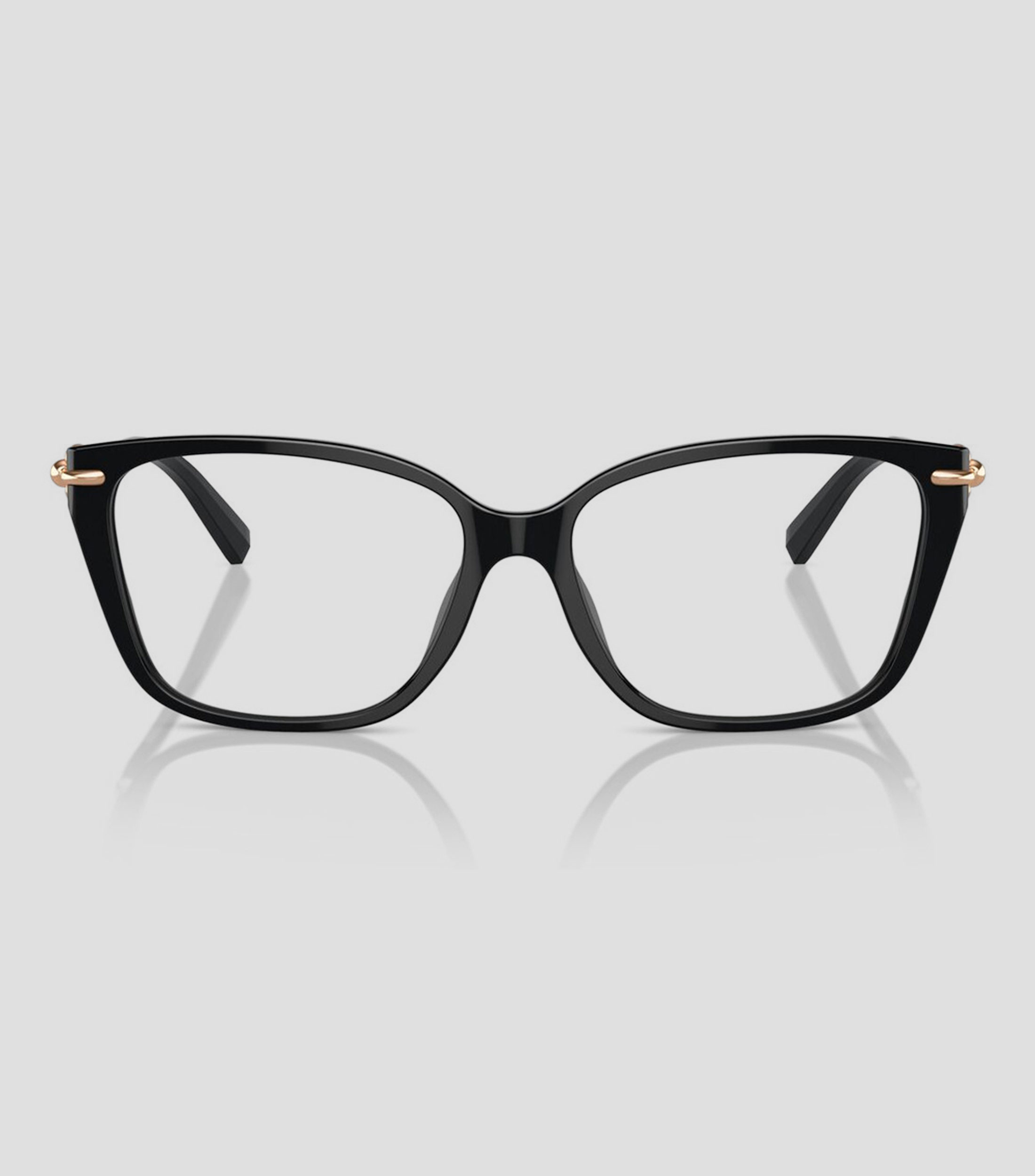 Lentes oftálmicos cuadrados negros Mujer